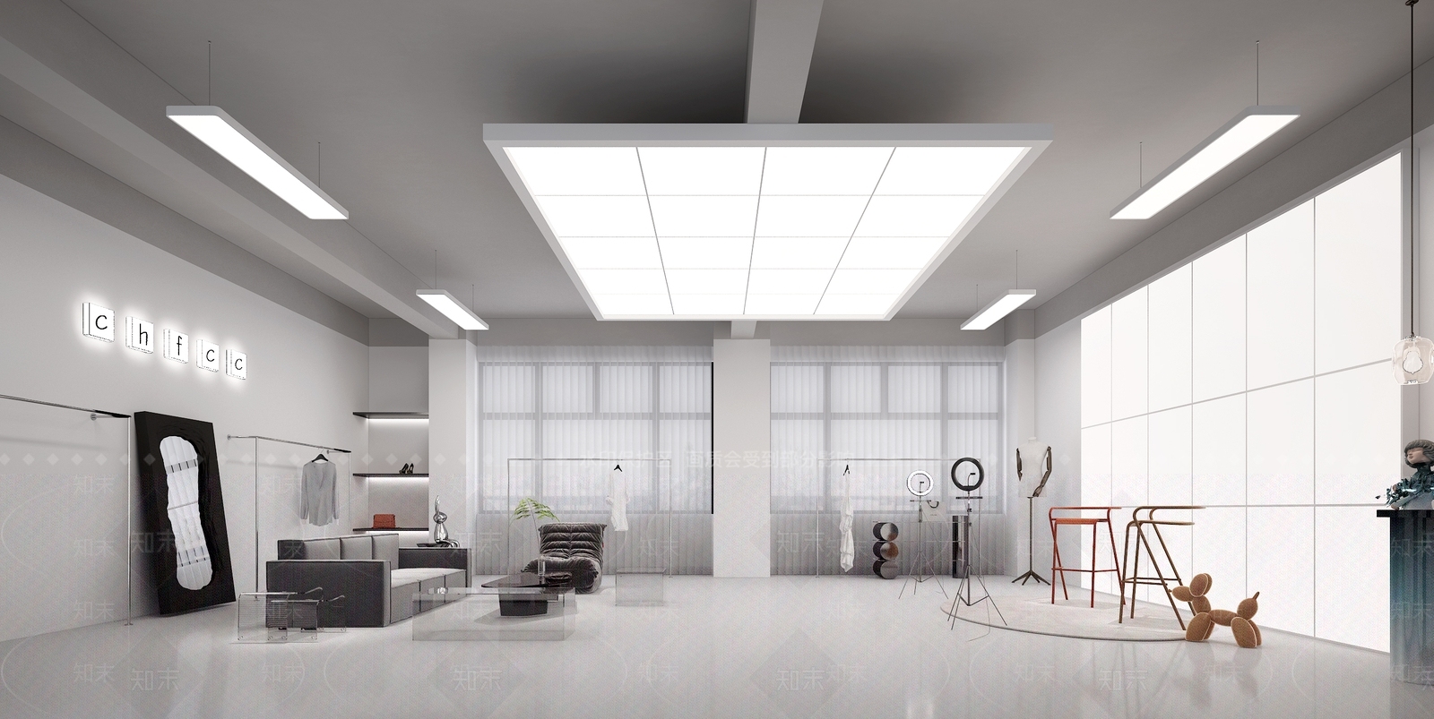 现代服装店3D模型下载【ID:1131776047】