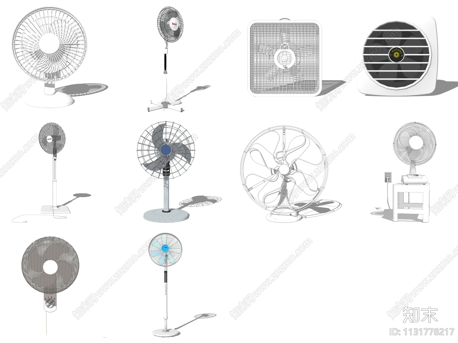 电风扇SU模型下载【ID:1131778217】