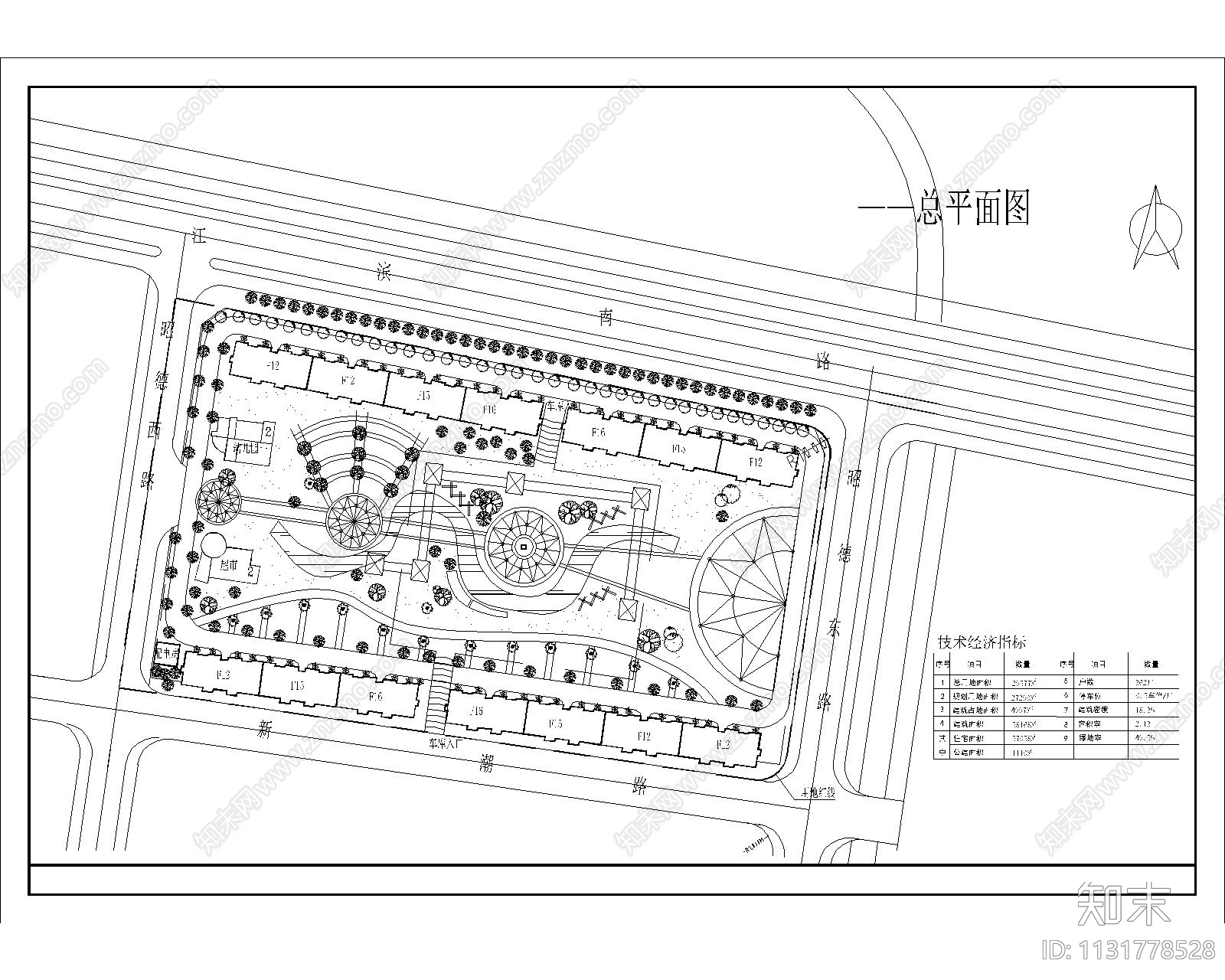 10套小游园景观园林规划设计平面图施工图下载【ID:1131778528】