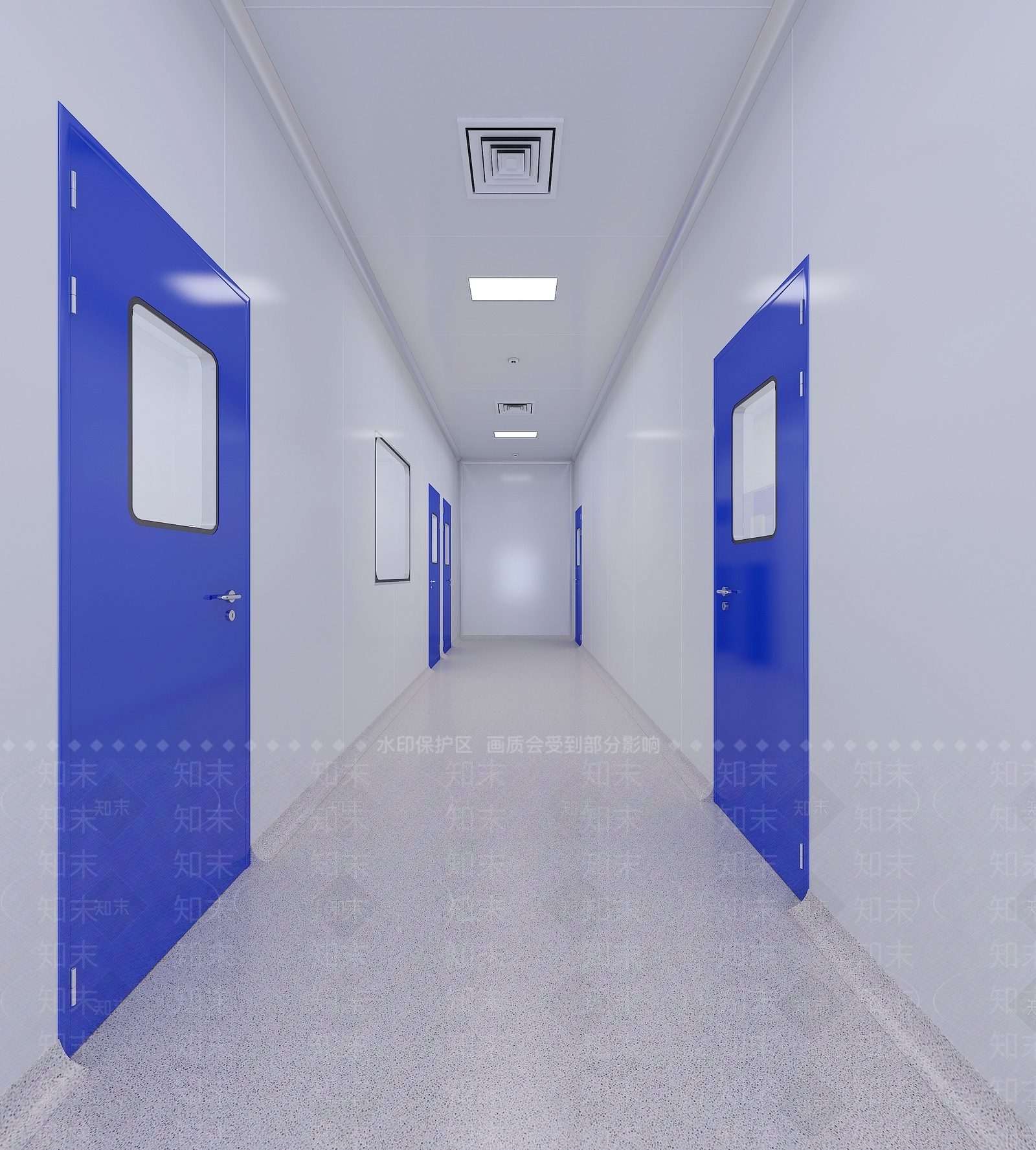 现代净化实验室3D模型下载【ID:1131789420】