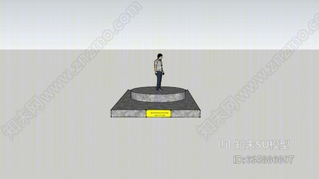 雕像SU模型下载【ID:635886807】