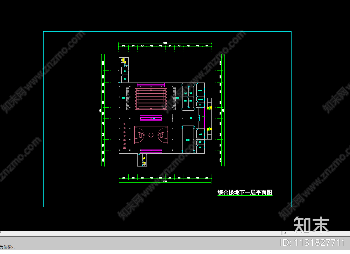 学生宿舍食堂建筑平面图cad施工图下载【ID:1131827711】