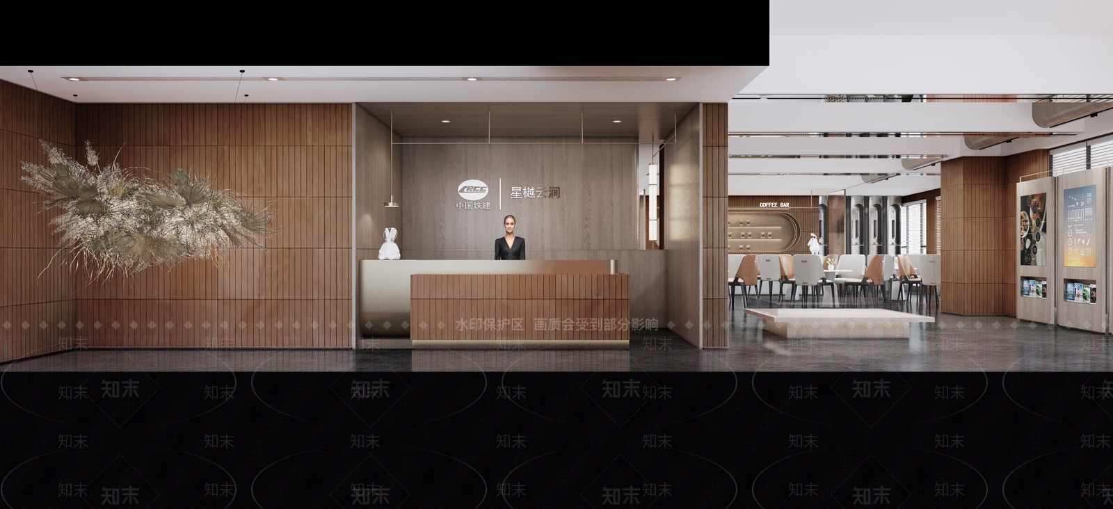 工业风售楼处内部SU模型下载【ID:1131839515】