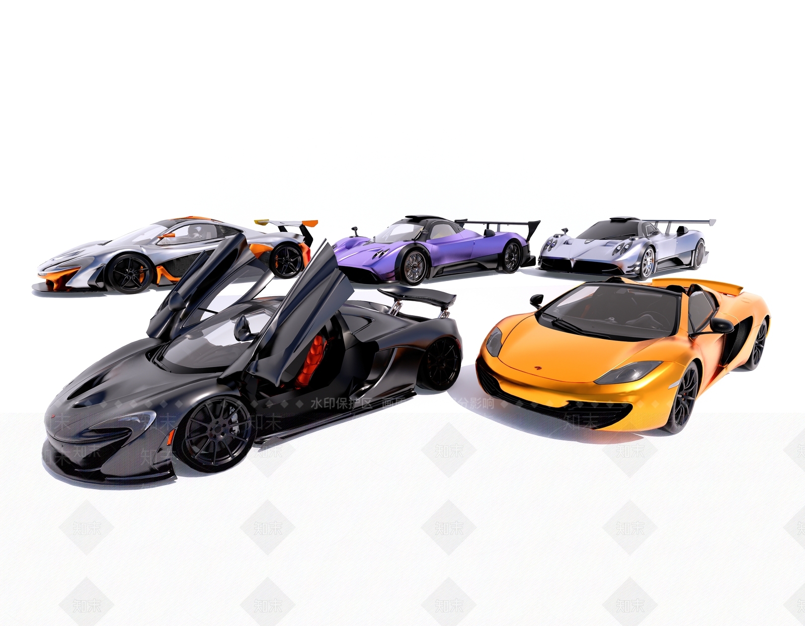 跑车SU模型下载【ID:1131845429】