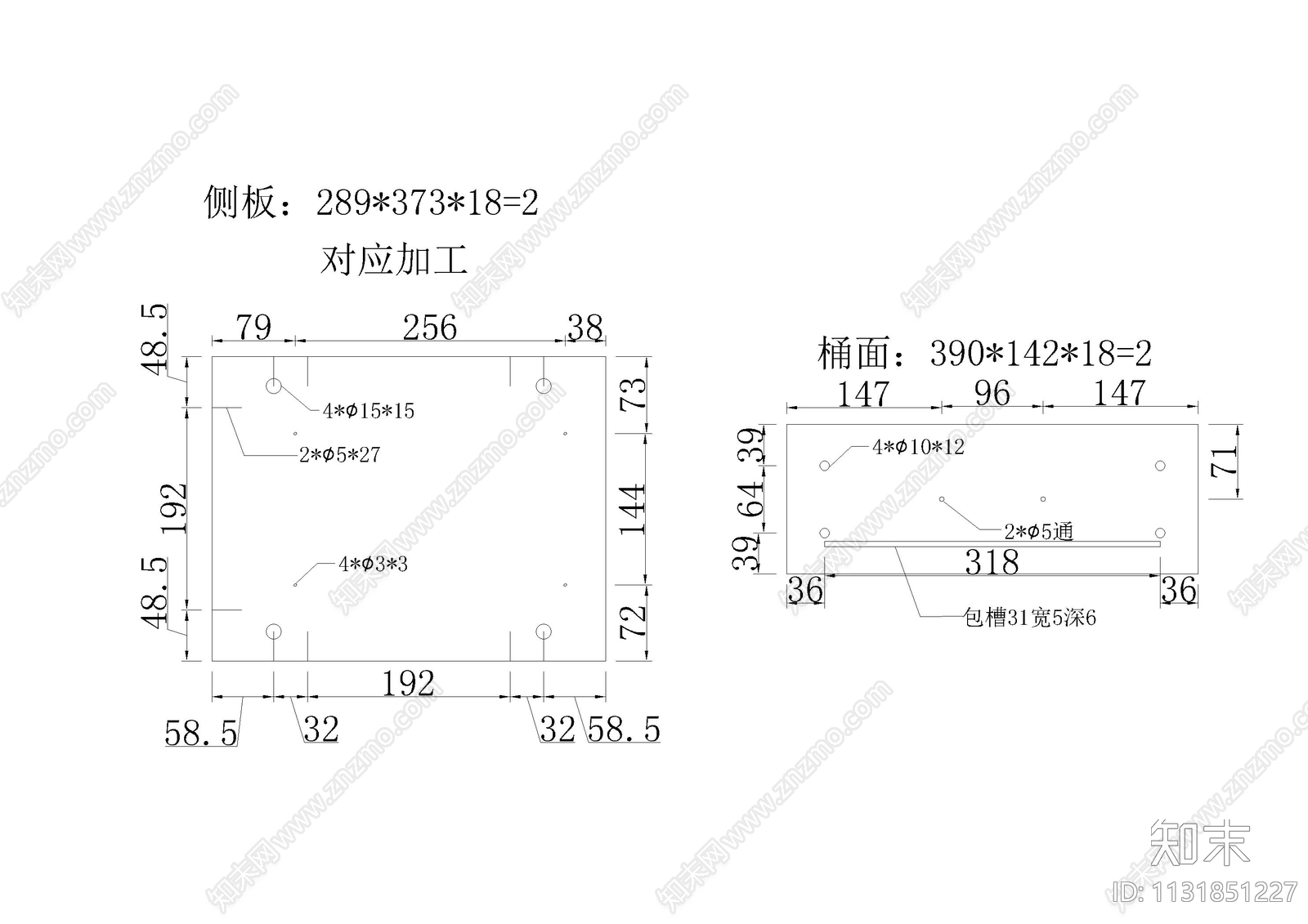 衣柜加工图cad施工图下载【ID:1131851227】