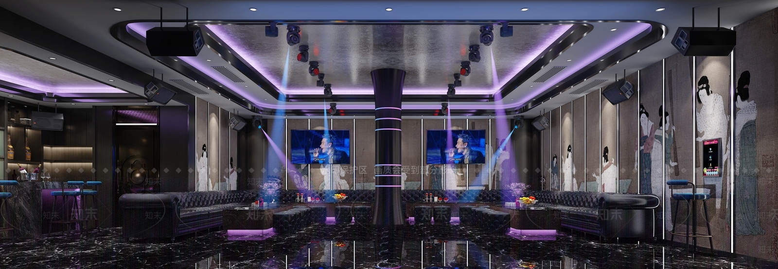 新中式KTV3D模型下载【ID:1131856604】