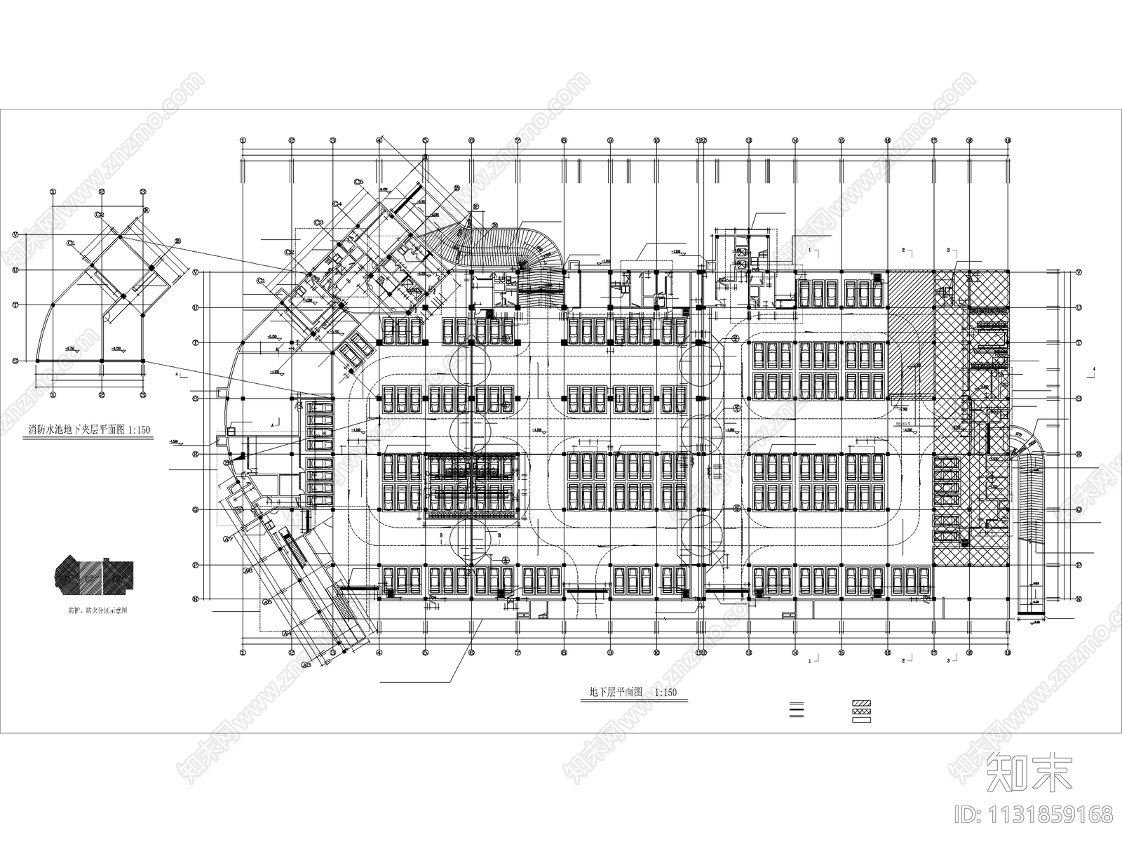 海岸商住综合楼设计cad施工图下载【ID:1131859168】