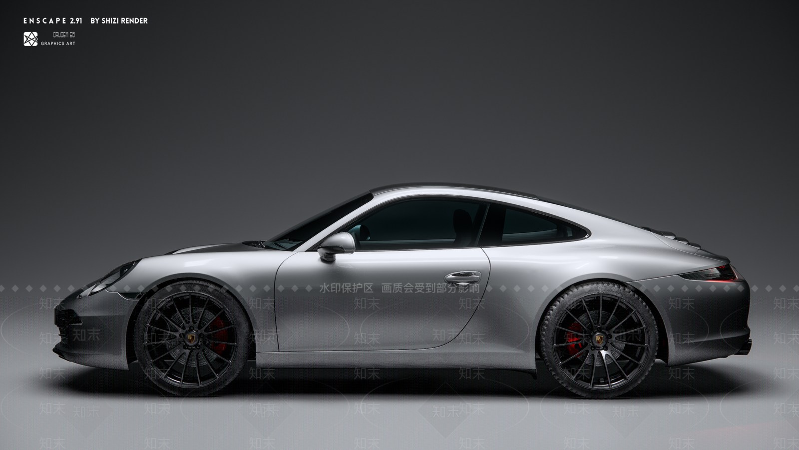 保时捷小跑车SU模型下载【ID:1131866228】