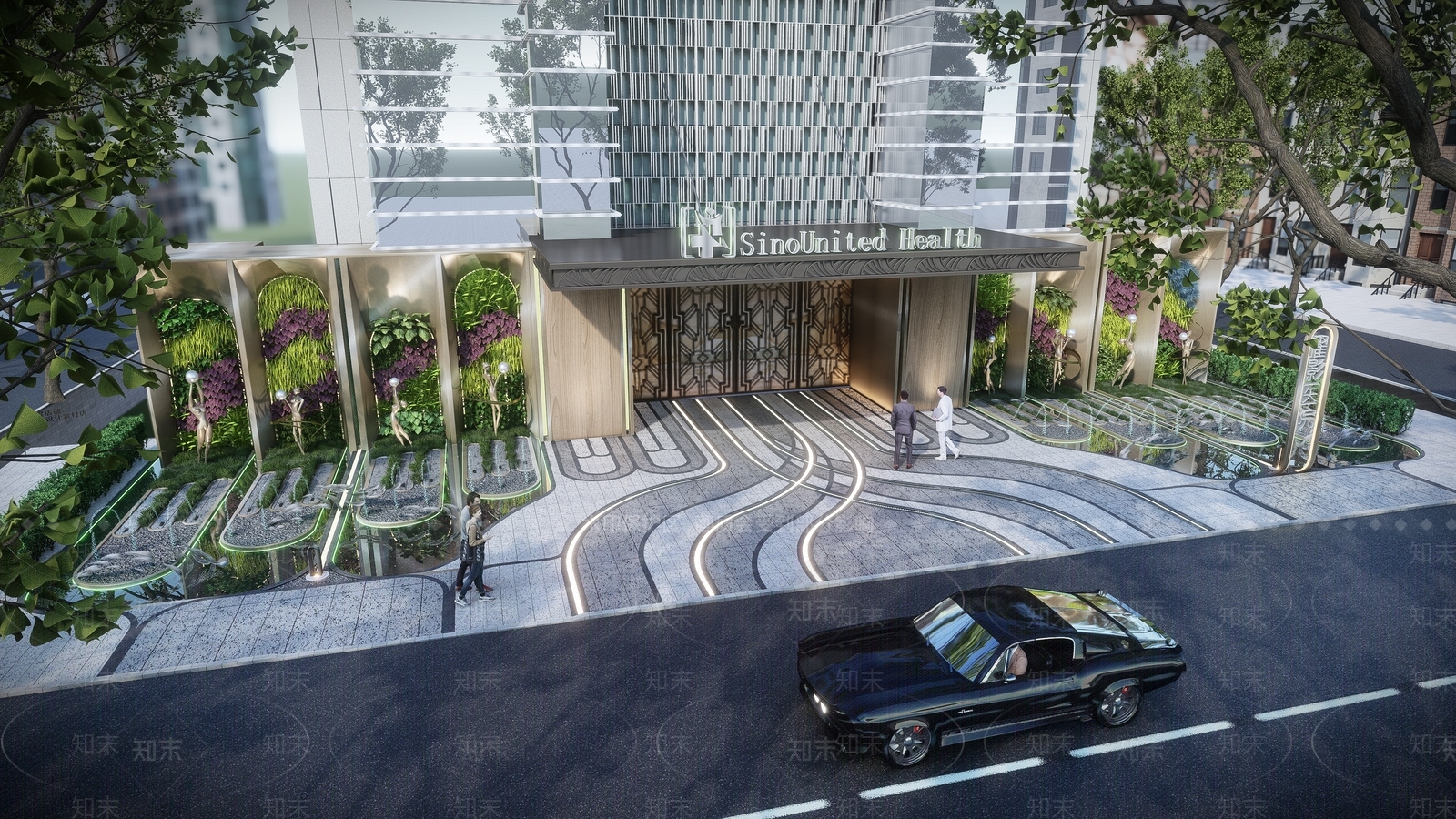 商业景观SU模型下载【ID:1200773426】