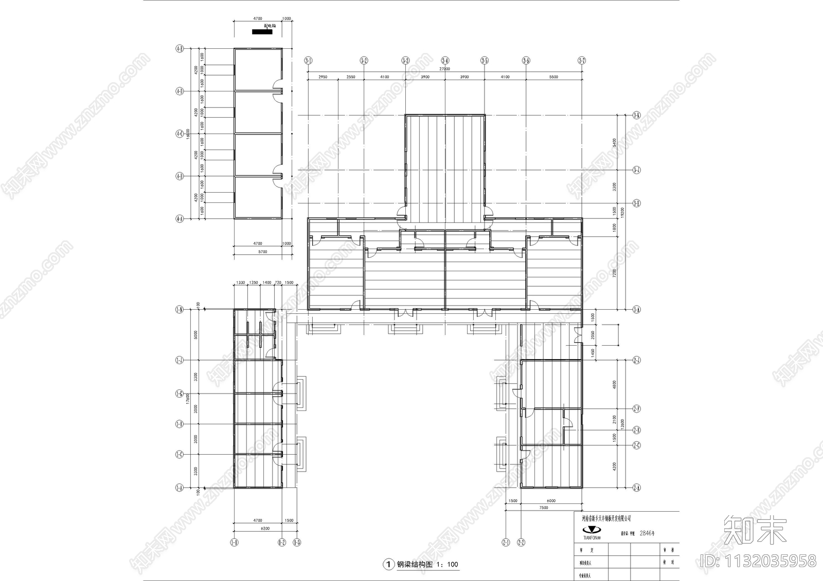 餐厅建筑cad施工图下载【ID:1132035958】