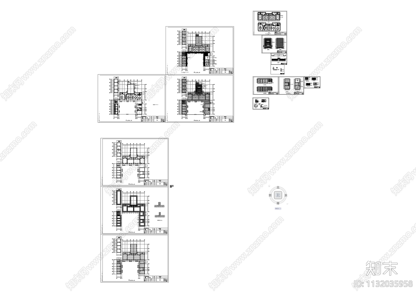 餐厅建筑cad施工图下载【ID:1132035958】