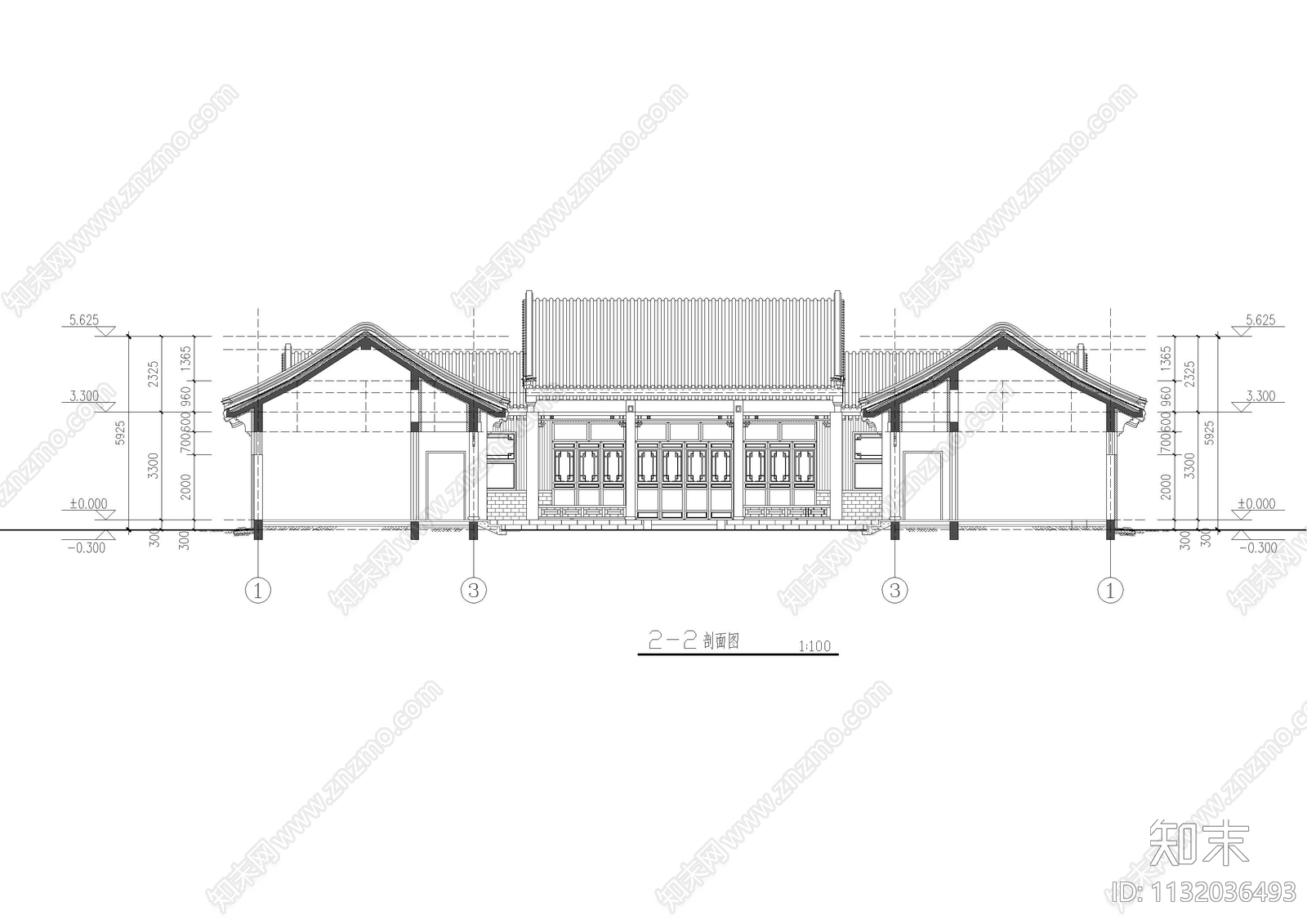 北京经典居住建筑cad施工图下载【ID:1132036493】