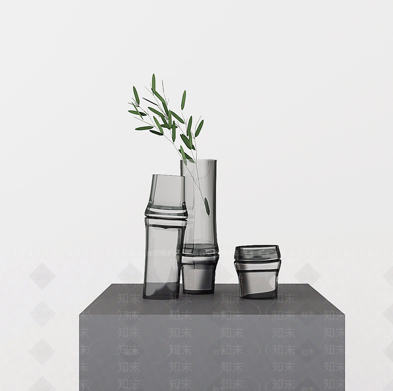 水生植物3D模型下载【ID:1131882297】