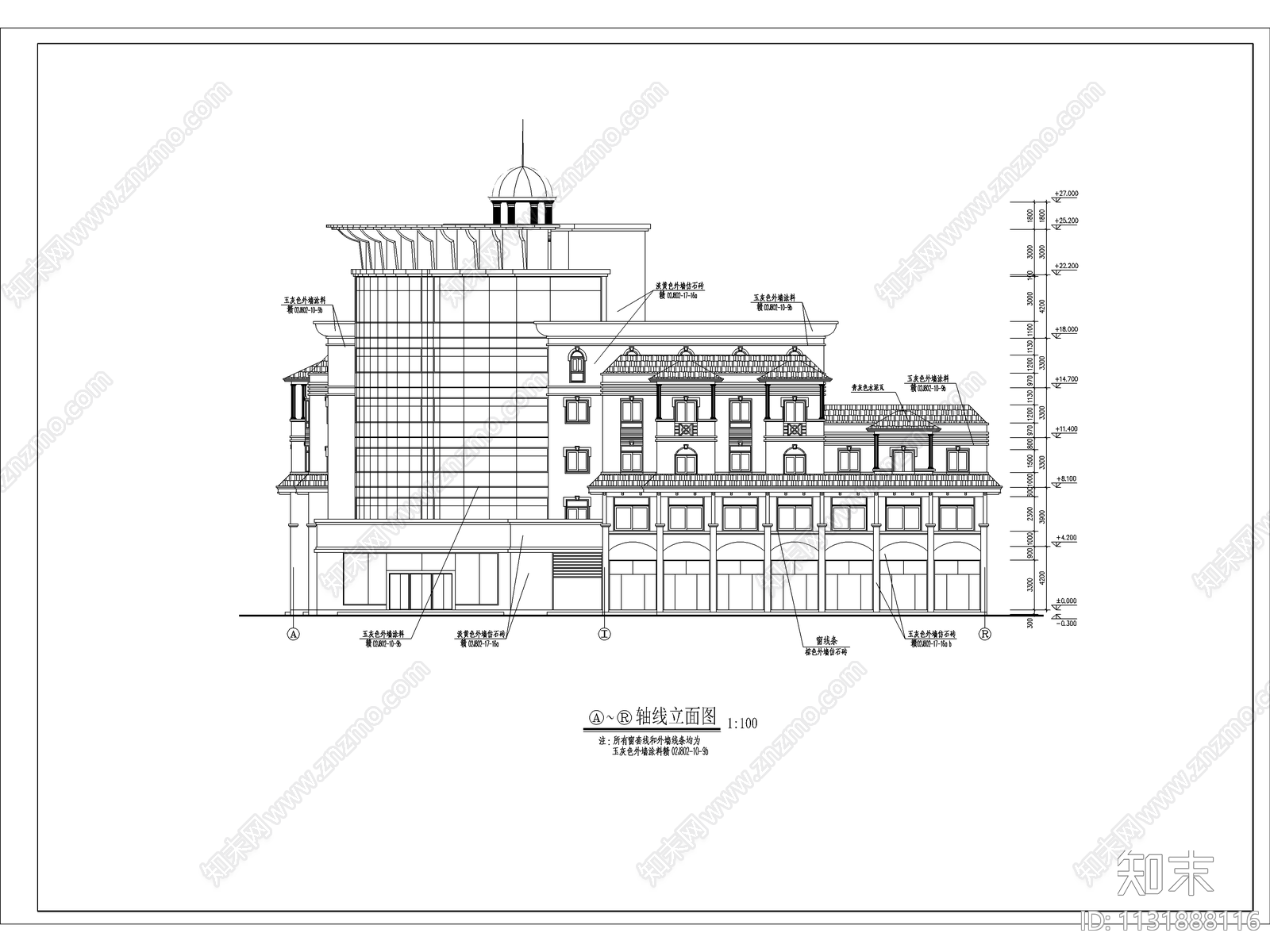 滨江新区新桥村安置房小区施工图下载【ID:1131888116】