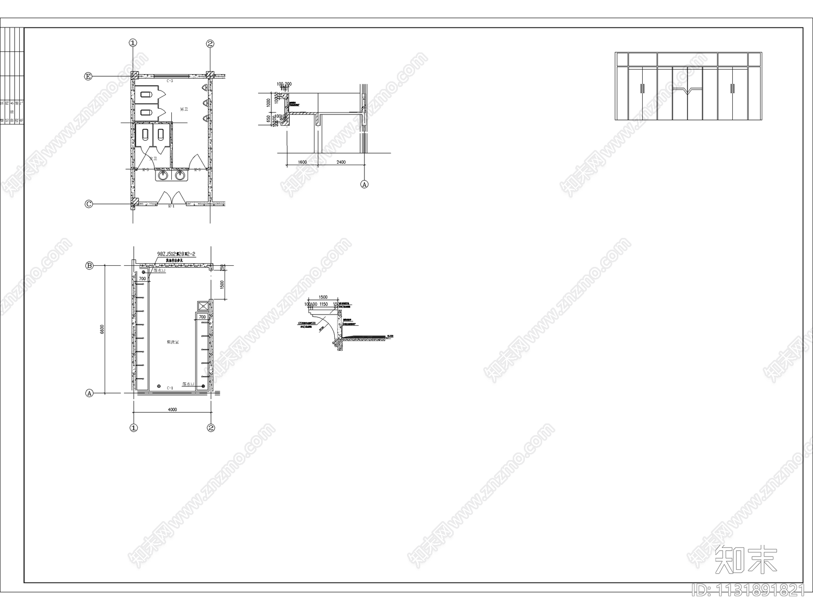 餐厅建筑设计方案图cad施工图下载【ID:1131891821】