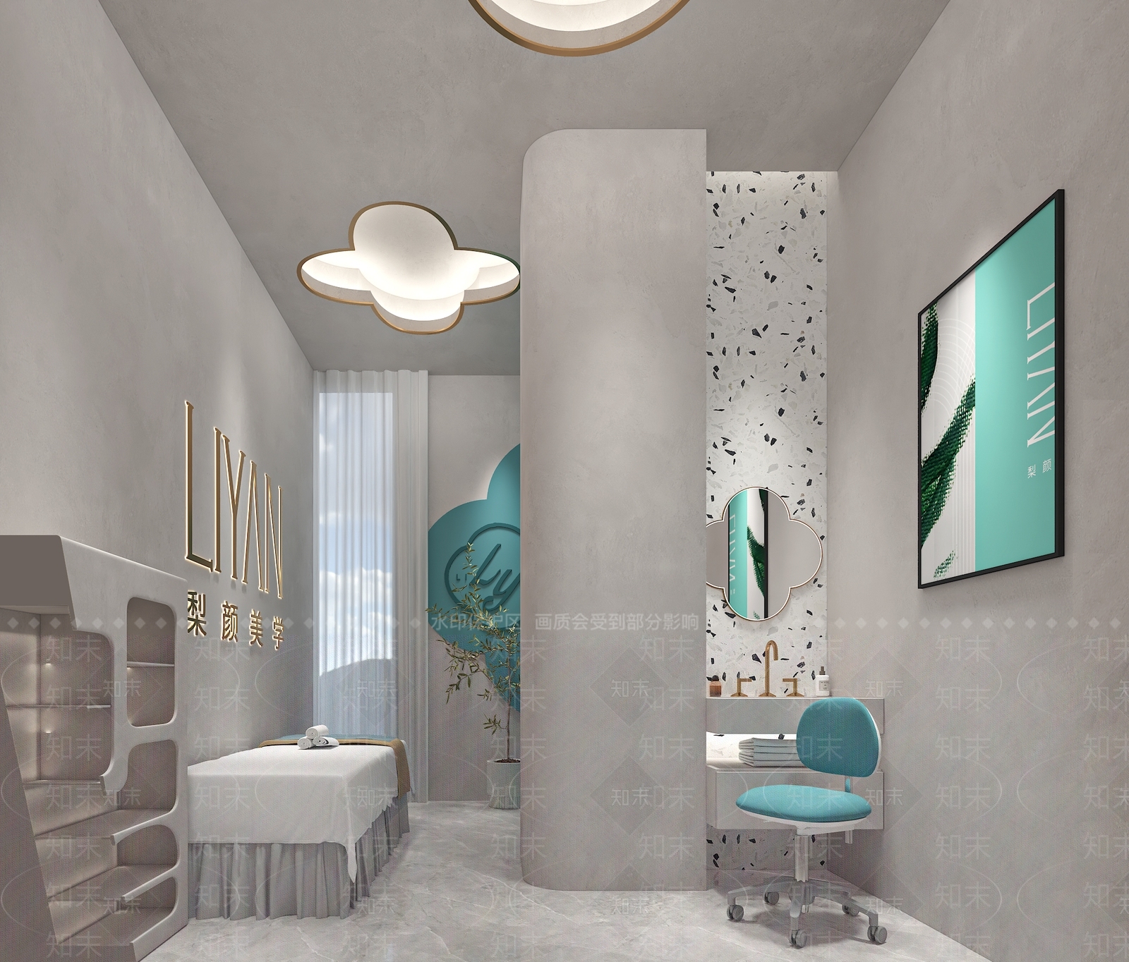 现代轻奢医美包间3D模型下载【ID:1131894502】