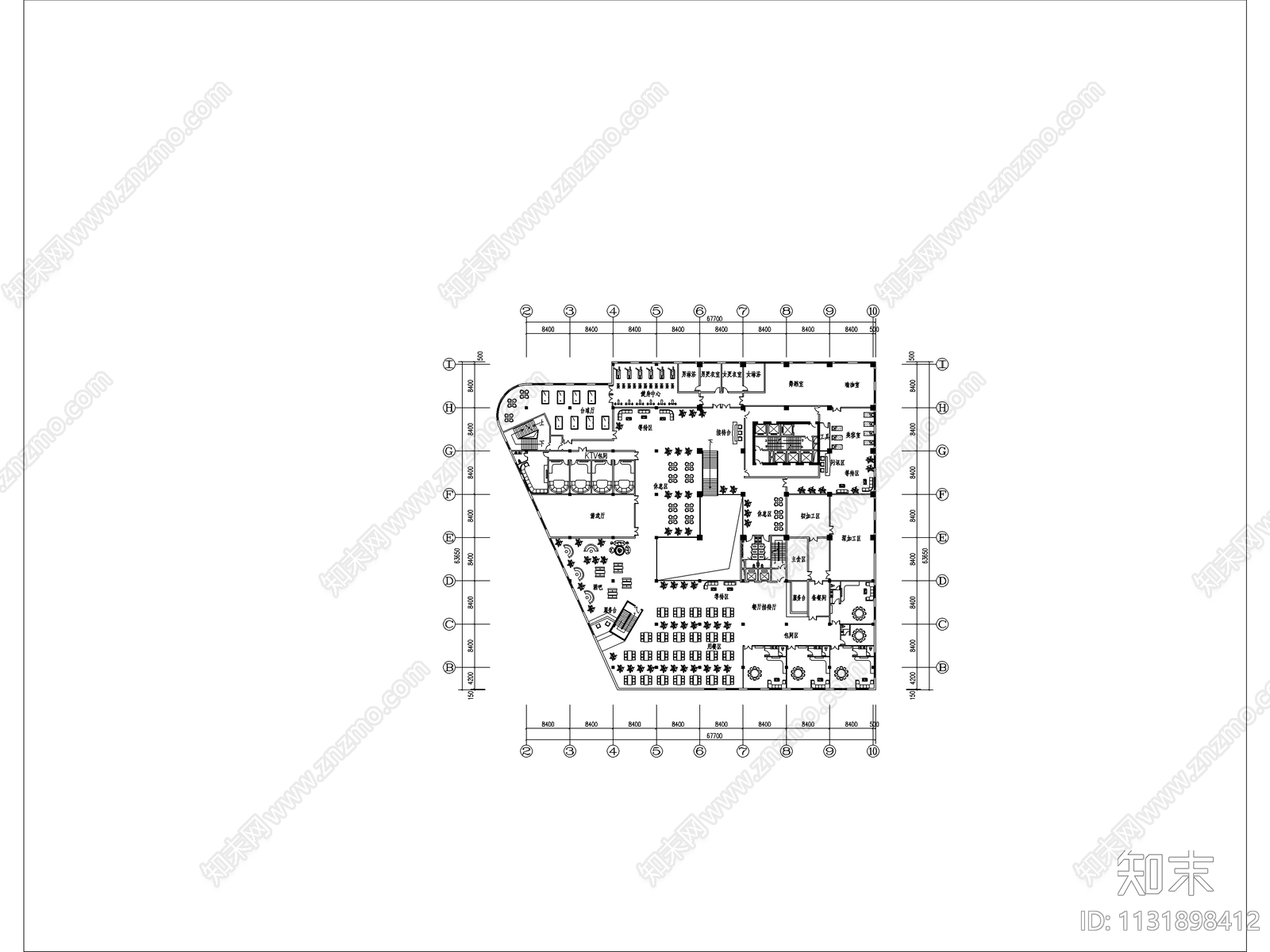 大连名仕公寓型酒店cad施工图下载【ID:1131898412】