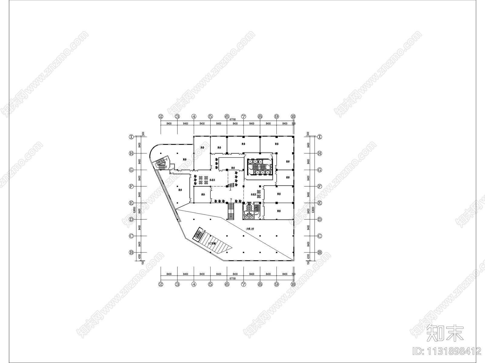 大连名仕公寓型酒店cad施工图下载【ID:1131898412】