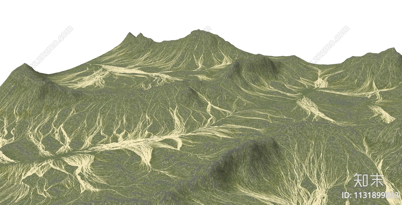 现代地形景观SU模型下载【ID:1131899833】