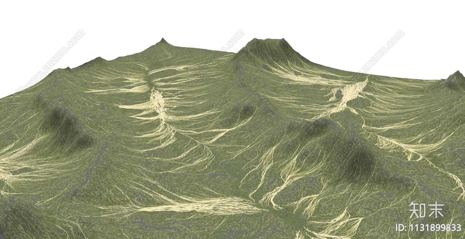 现代地形景观SU模型下载【ID:1131899833】