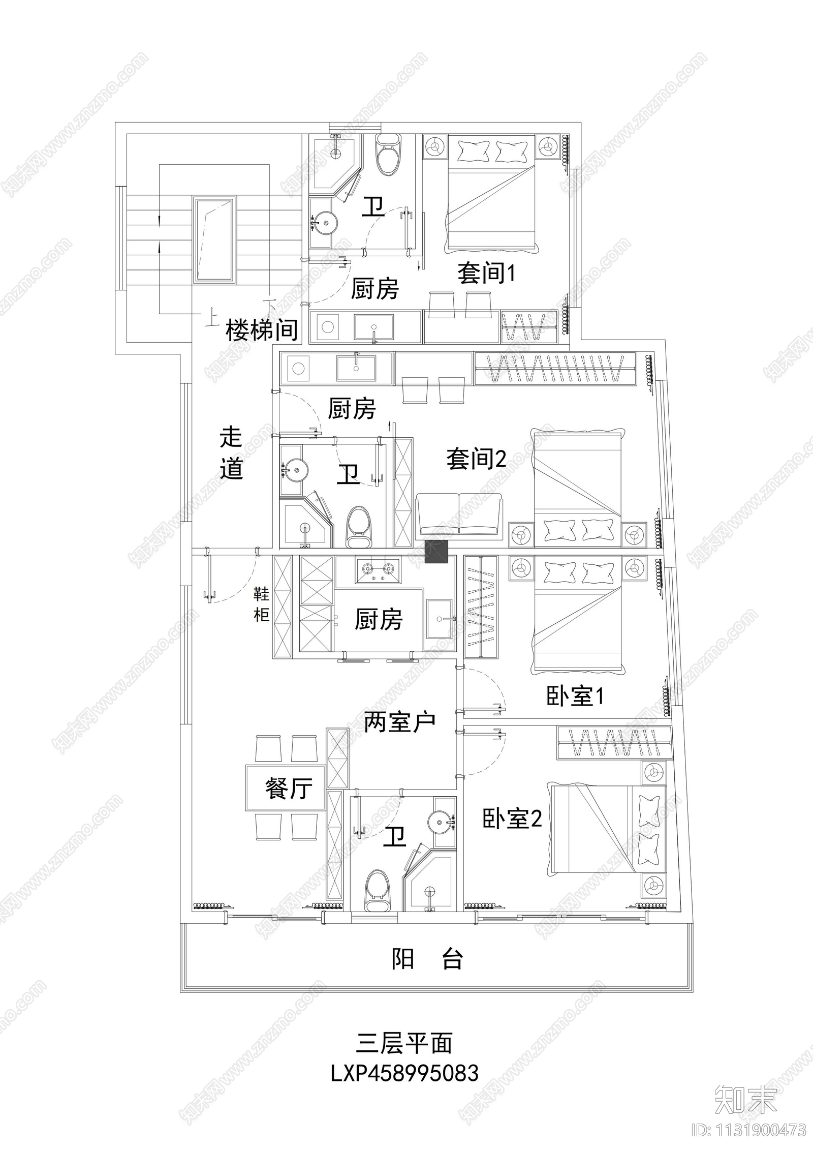 自建别墅cad施工图下载【ID:1131900473】