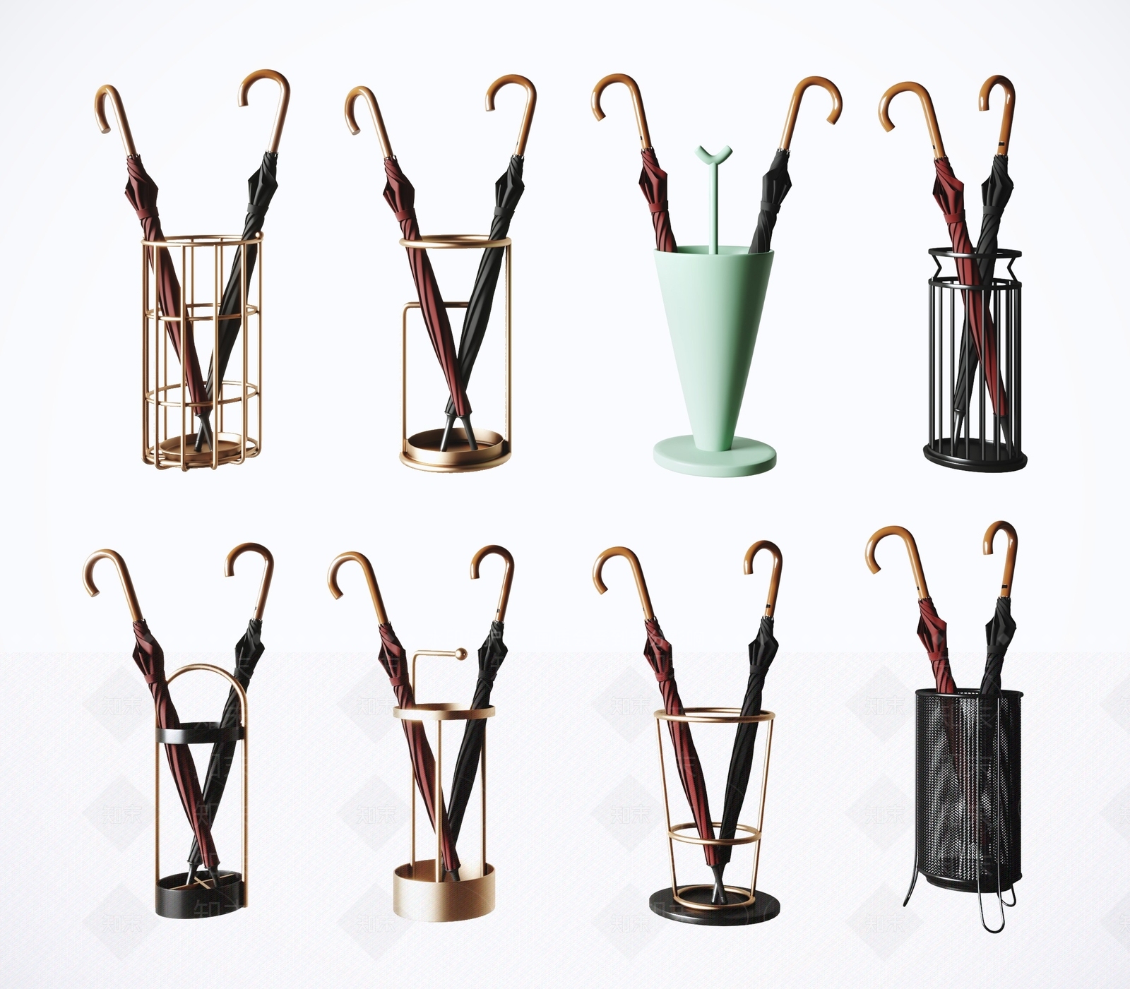 雨伞架3D模型下载【ID:1131920393】