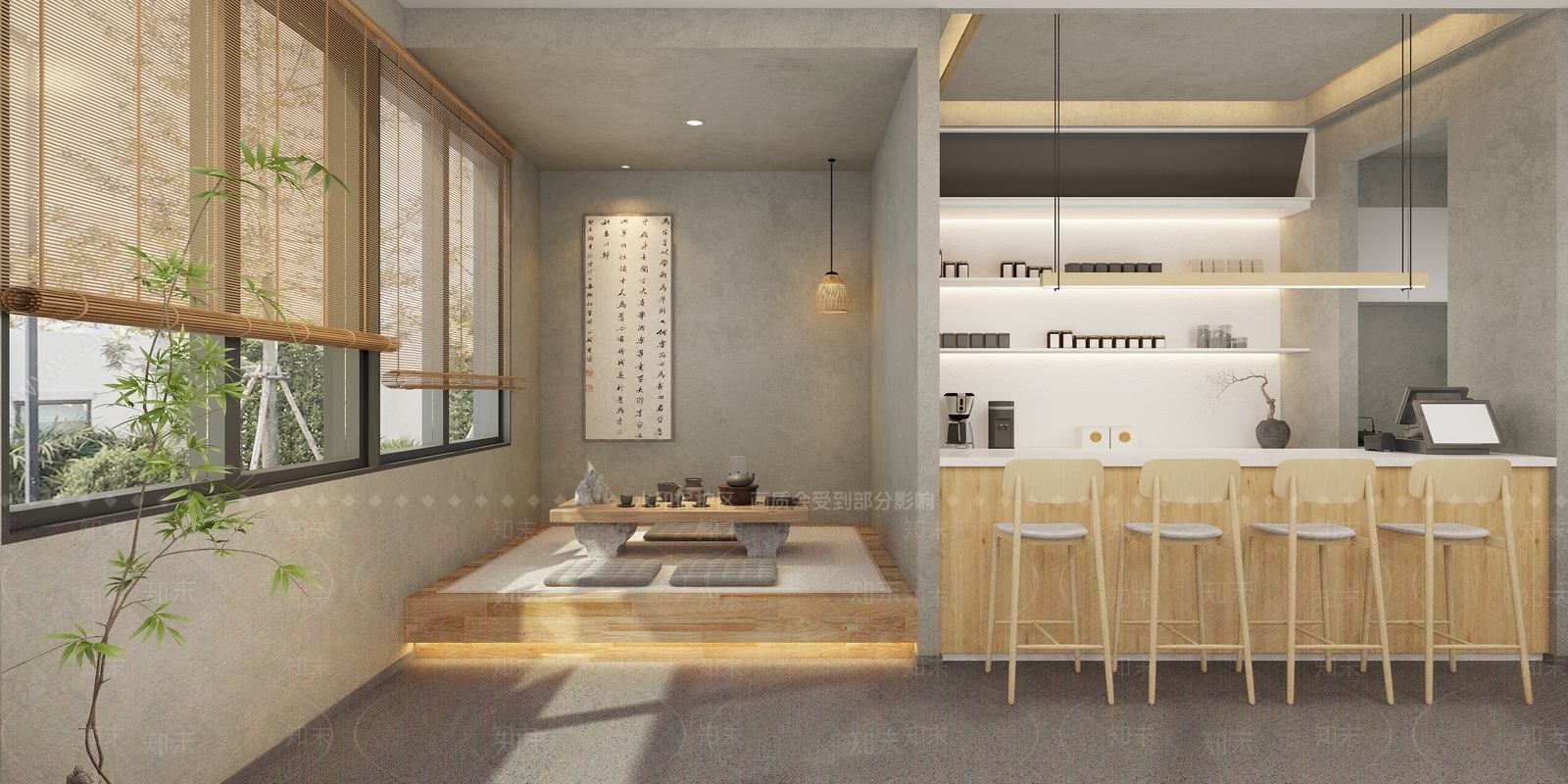 日式茶馆3D模型下载【ID:1131926250】