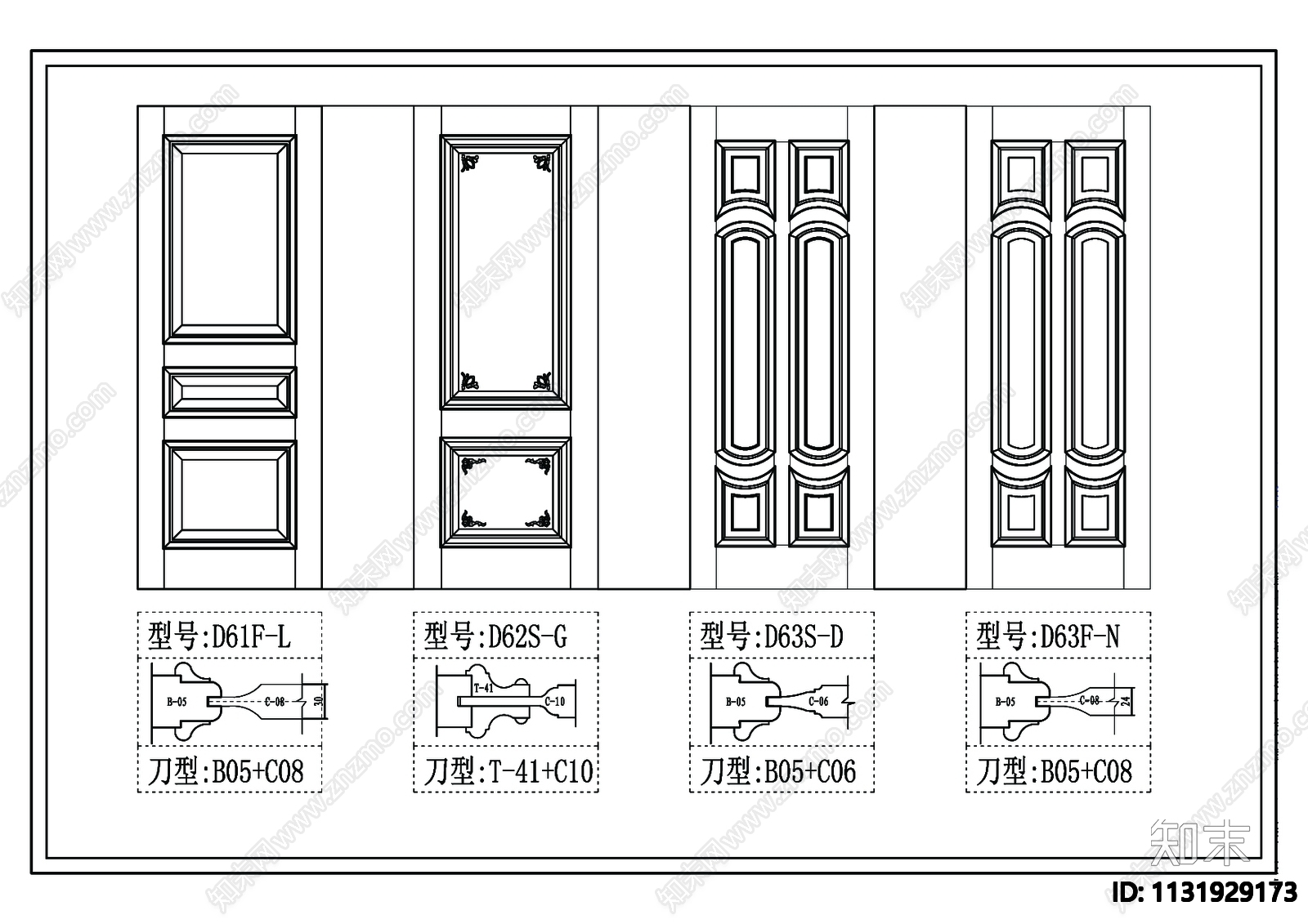 室内门cad施工图下载【ID:1131929173】