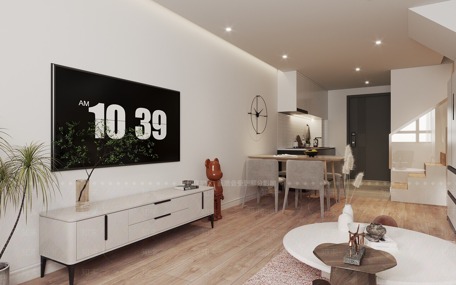 现代单身公寓3D模型下载【ID:1131938656】