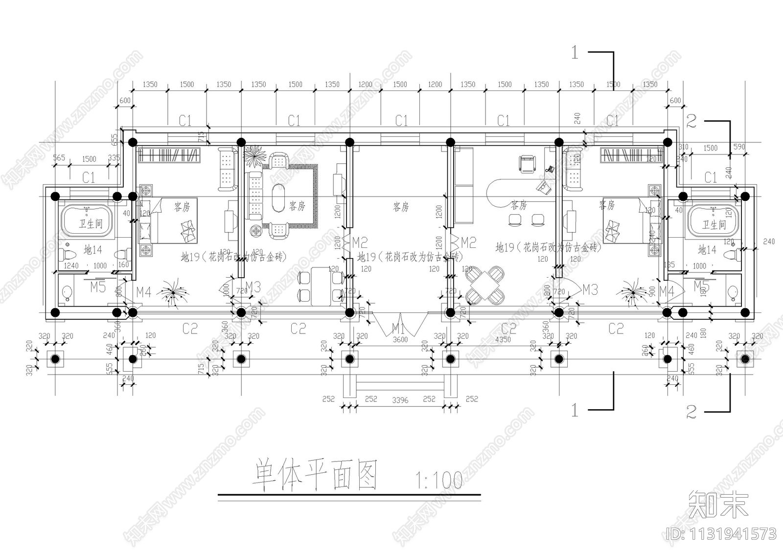 古建四合院建筑施工图下载【ID:1131941573】