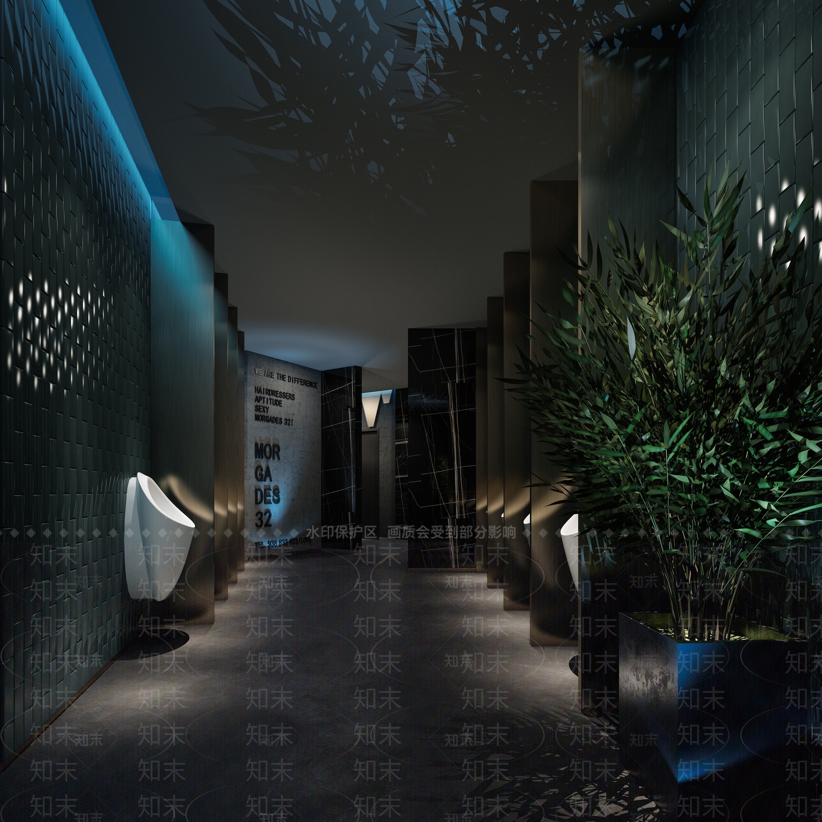 现代公共卫生间3D模型下载【ID:1131954955】