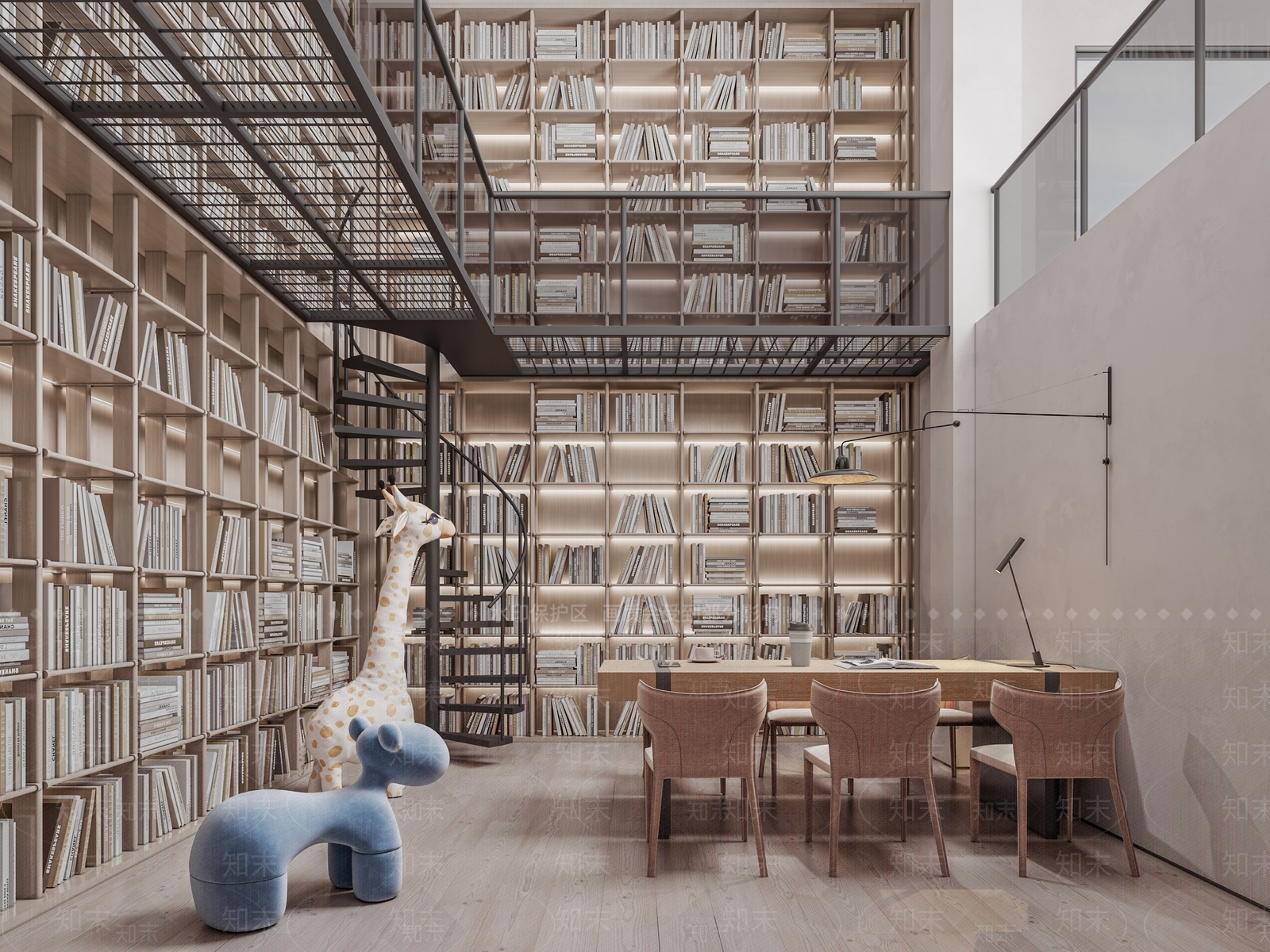 现代儿童书店3D模型下载【ID:1131961546】
