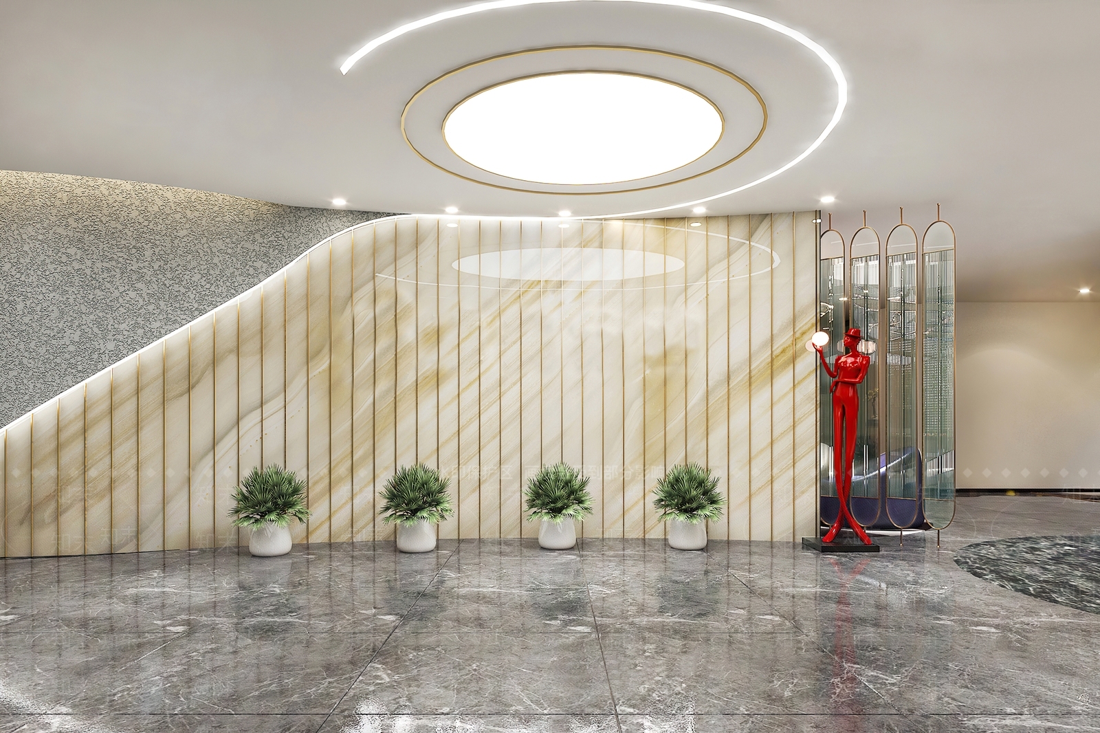 现代美容院3D模型下载【ID:1131962503】