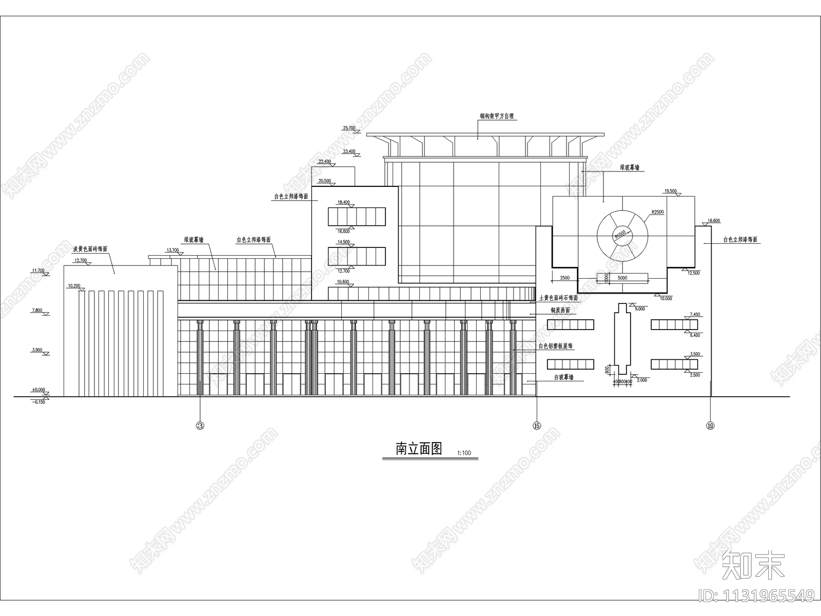 邓桥商业城建筑cad施工图下载【ID:1131965549】