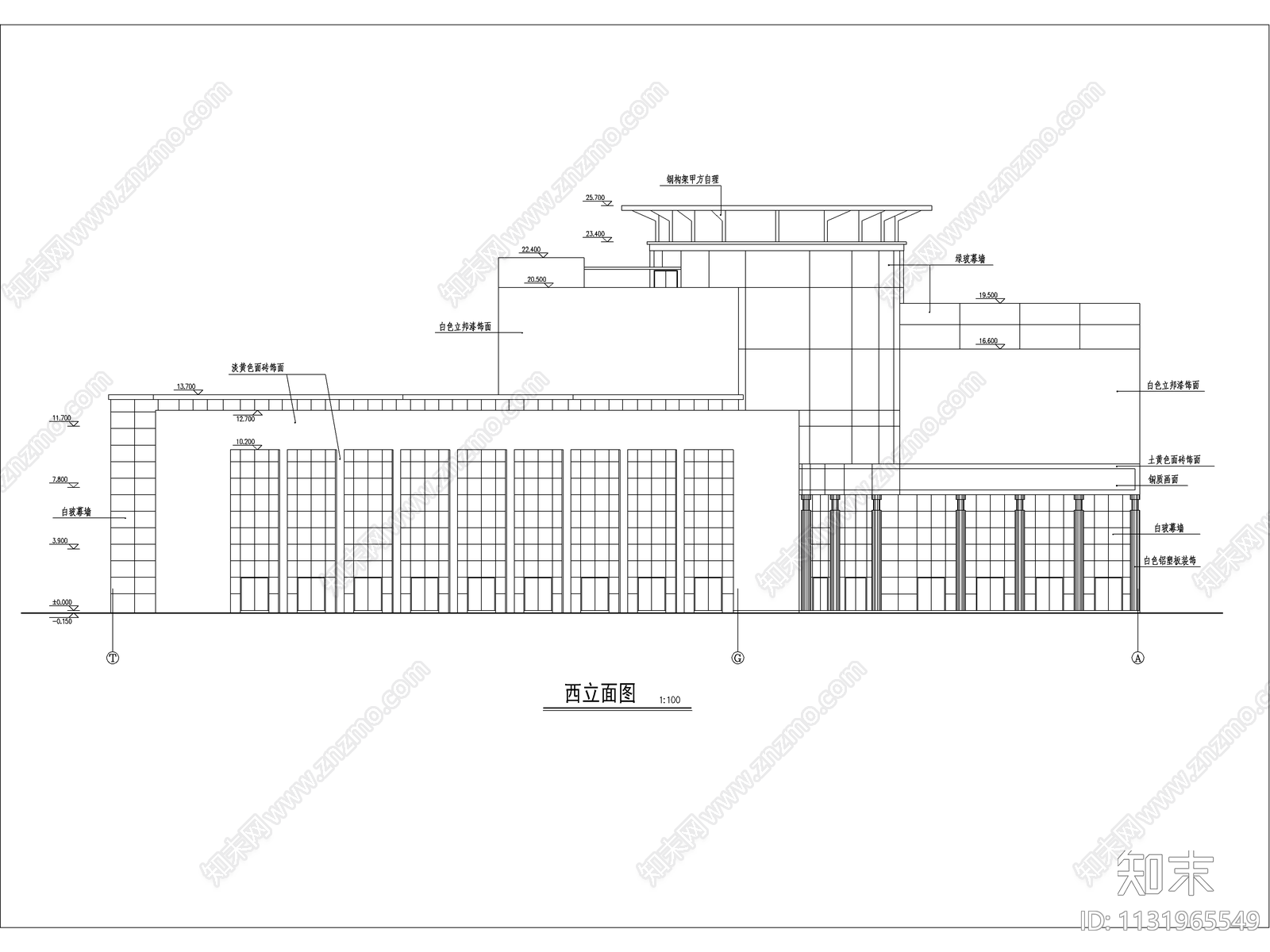 邓桥商业城建筑cad施工图下载【ID:1131965549】