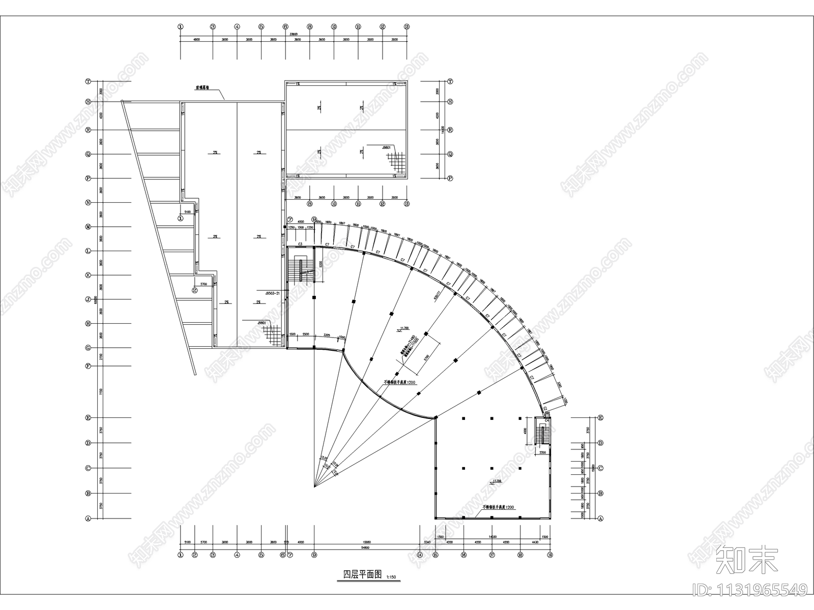 邓桥商业城建筑cad施工图下载【ID:1131965549】