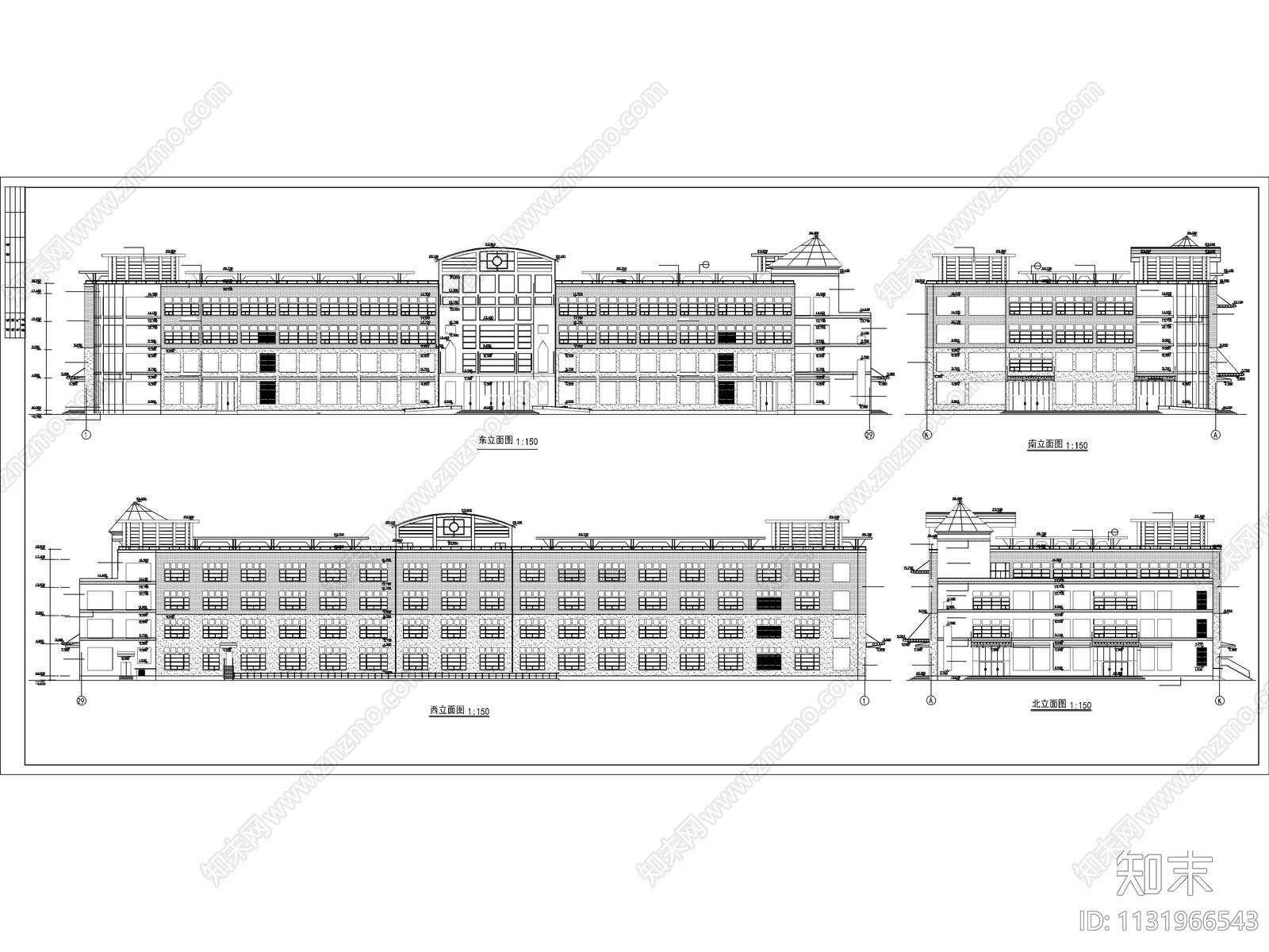 大型商场建筑cad施工图下载【ID:1131966543】