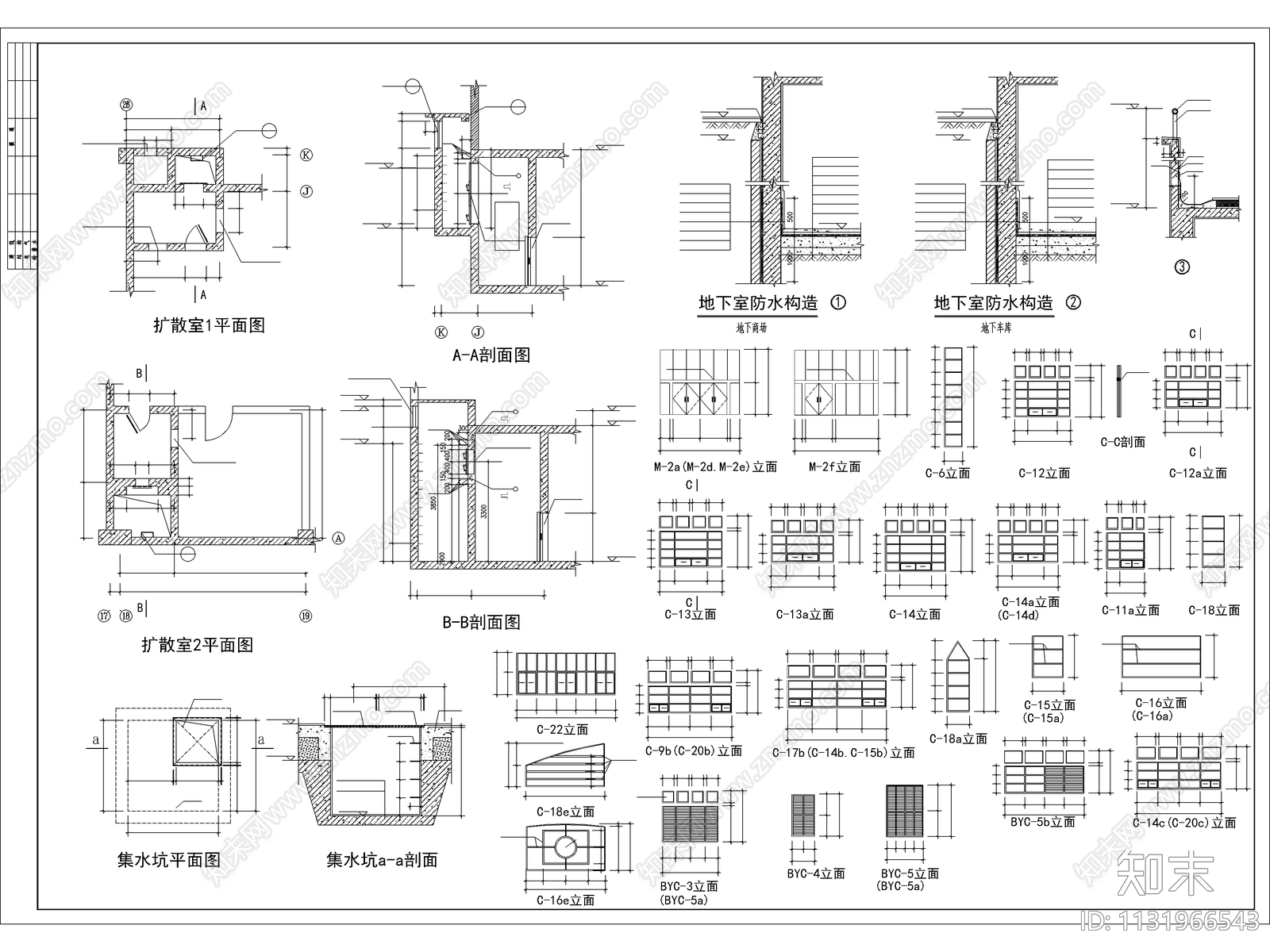 大型商场建筑cad施工图下载【ID:1131966543】