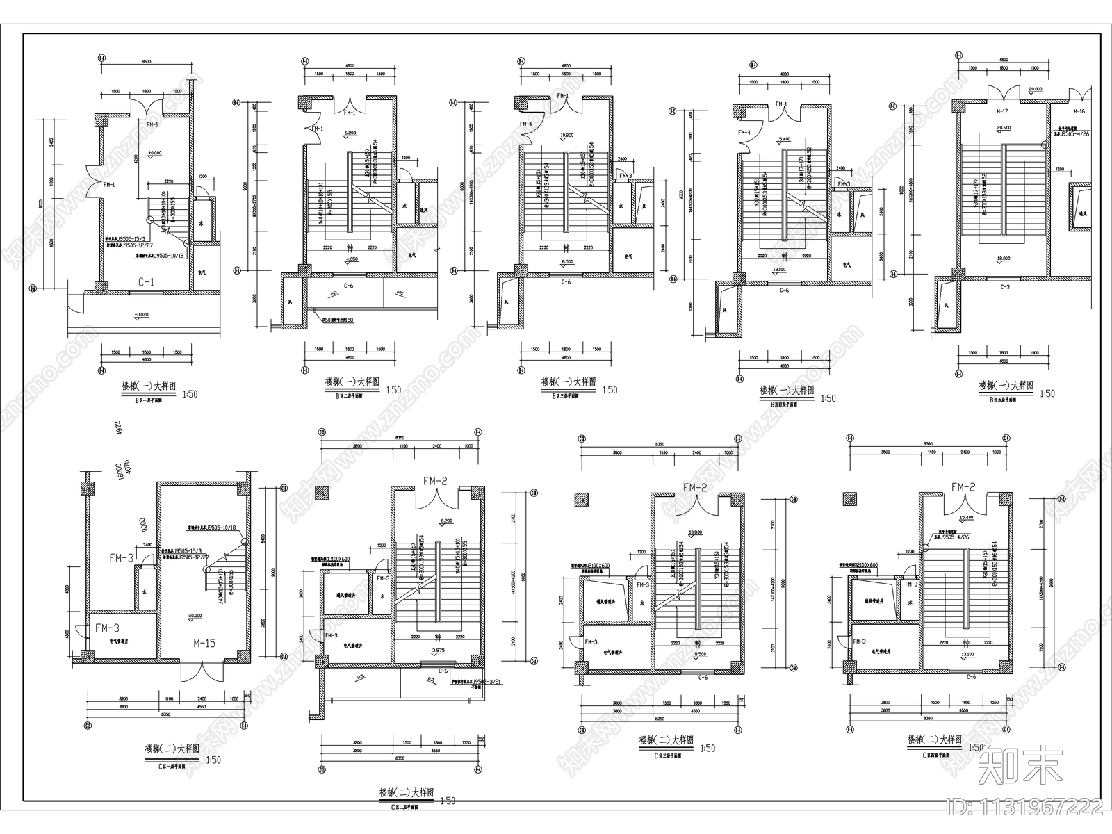 大型商场建筑cad施工图下载【ID:1131967222】