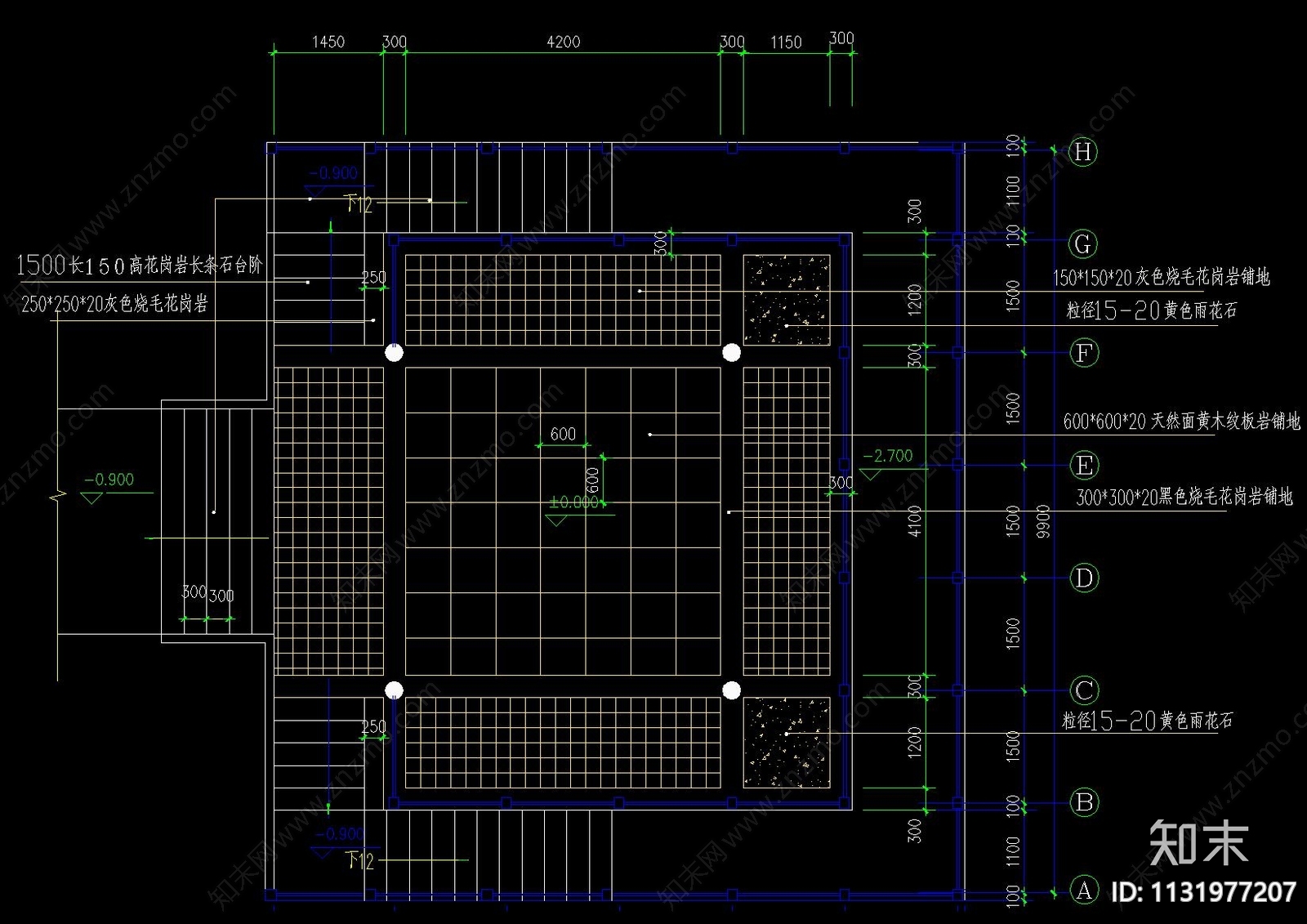 中式古建归雁亭cad施工图下载【ID:1131977207】