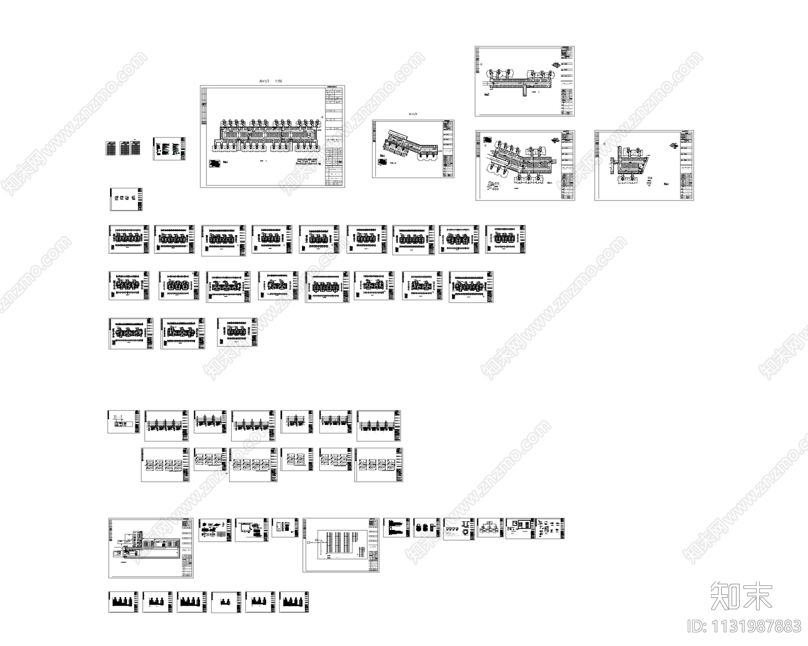 小区弱电智能化深化cad施工图下载【ID:1131987883】