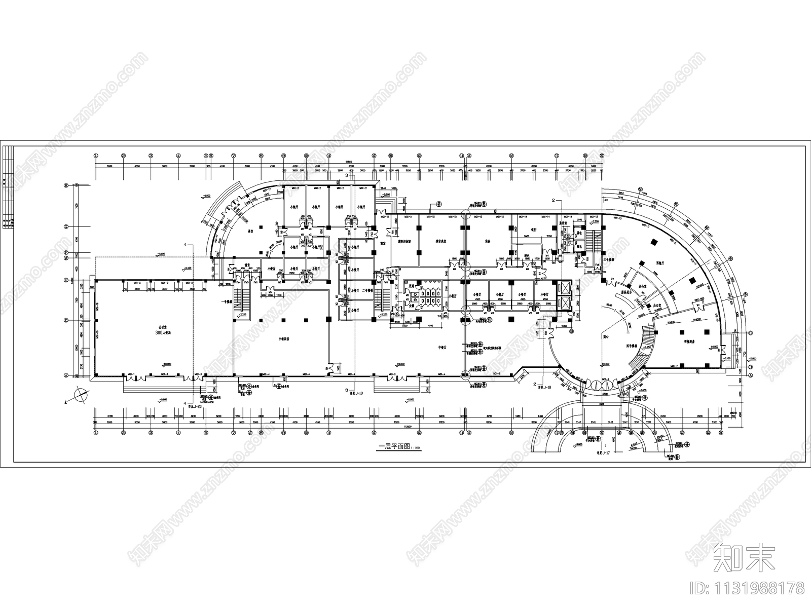 翡翠山湖酒店建筑概念方案cad施工图下载【ID:1131988178】