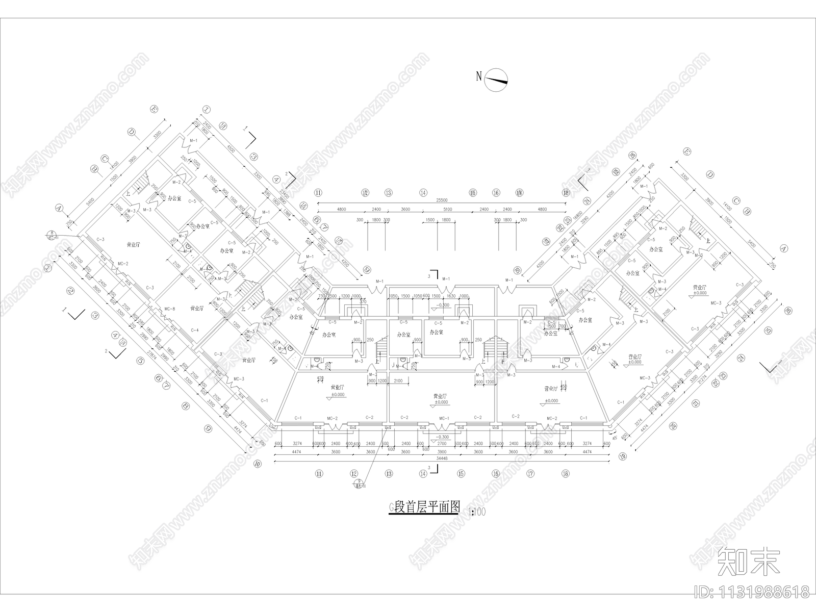 仿古街建筑概念方案cad施工图下载【ID:1131988618】