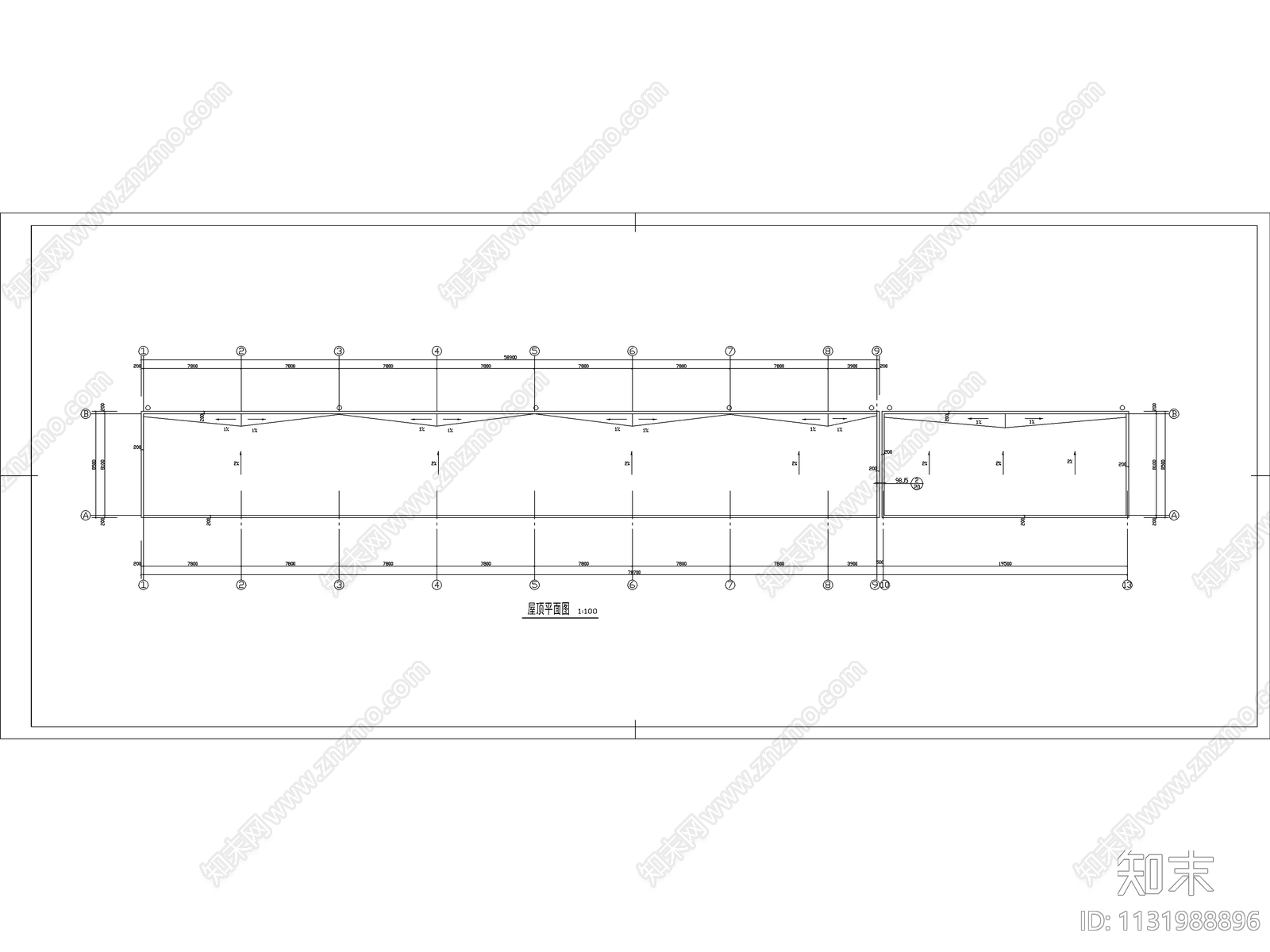 二层商业楼建筑概念方案cad施工图下载【ID:1131988896】