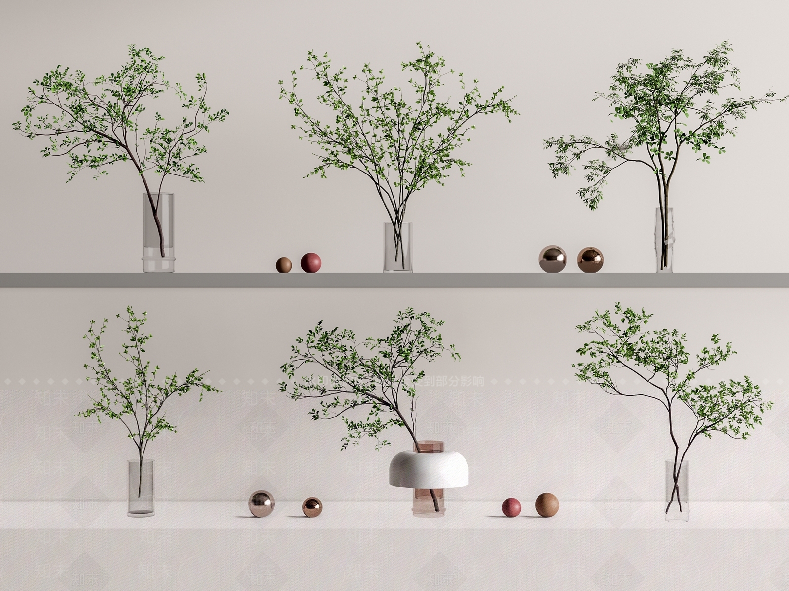水生植物3D模型下载【ID:1131991207】