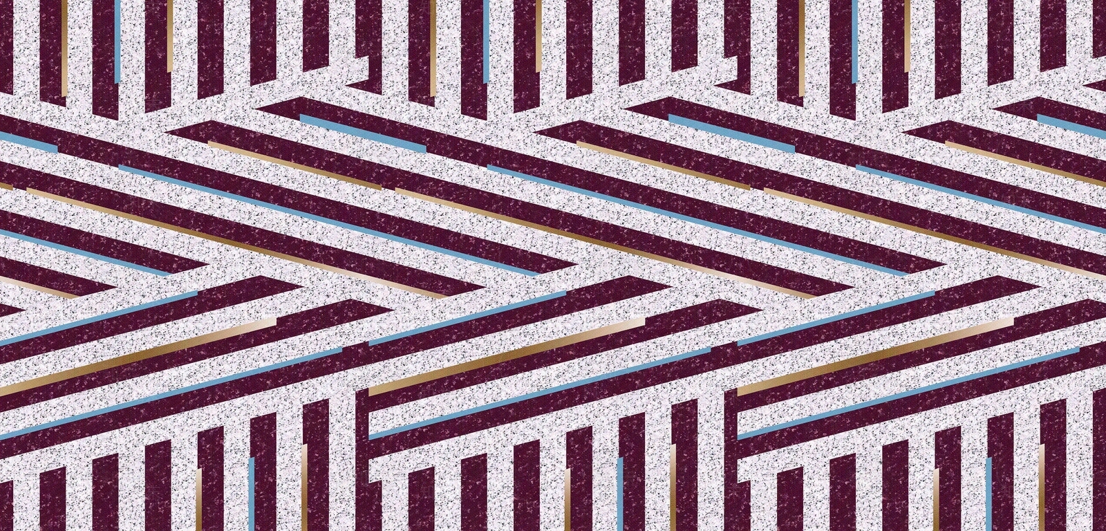 彩色石纹条纹拼花壁纸贴图下载【ID:1132001070】