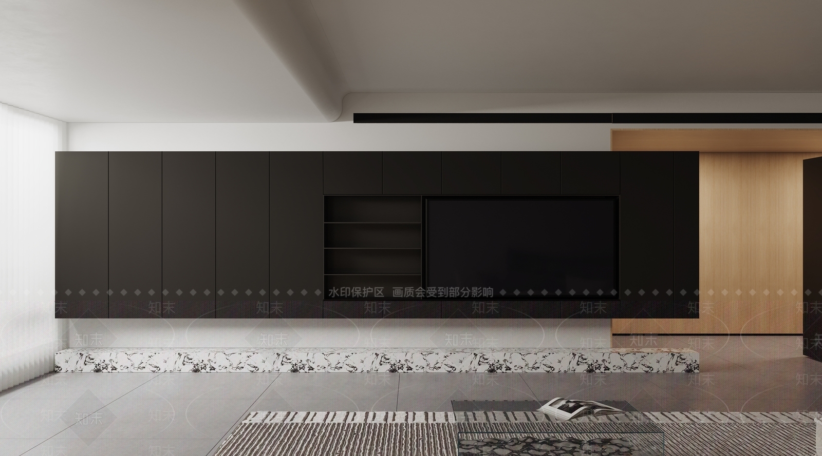 现代客餐厅3D模型下载【ID:1221802677】