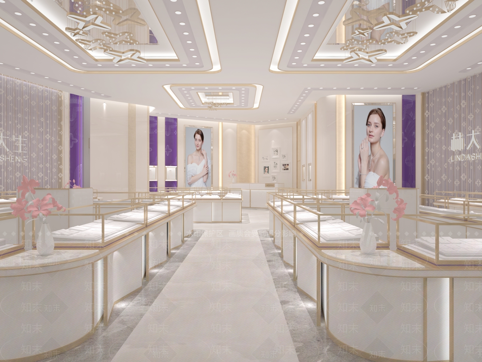 现代珠宝店3D模型下载【ID:1132006947】