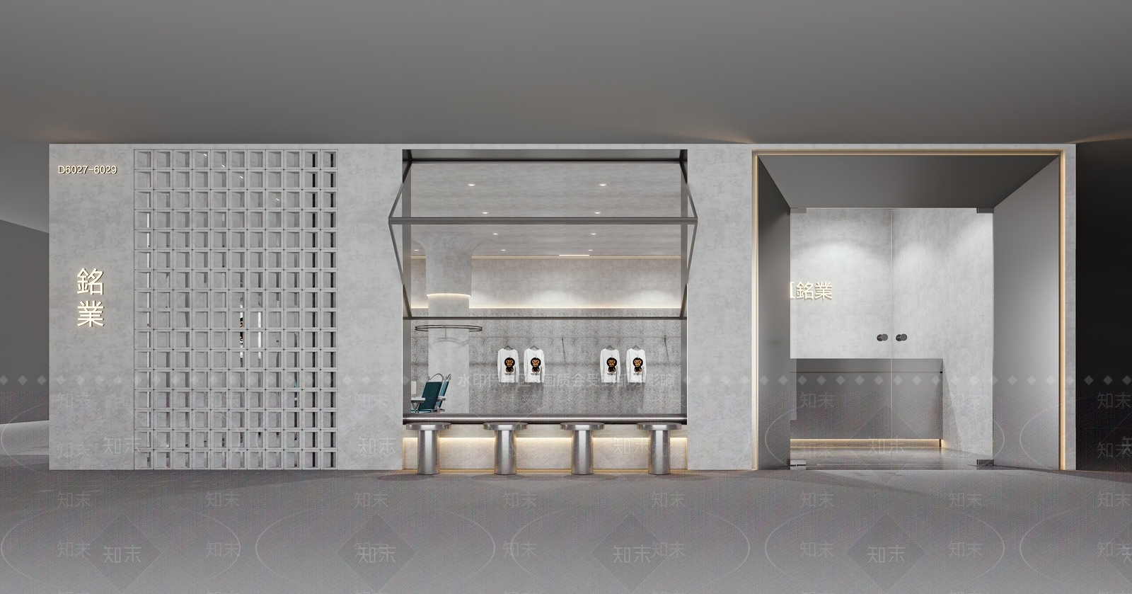 现代服装店3D模型下载【ID:1132011850】