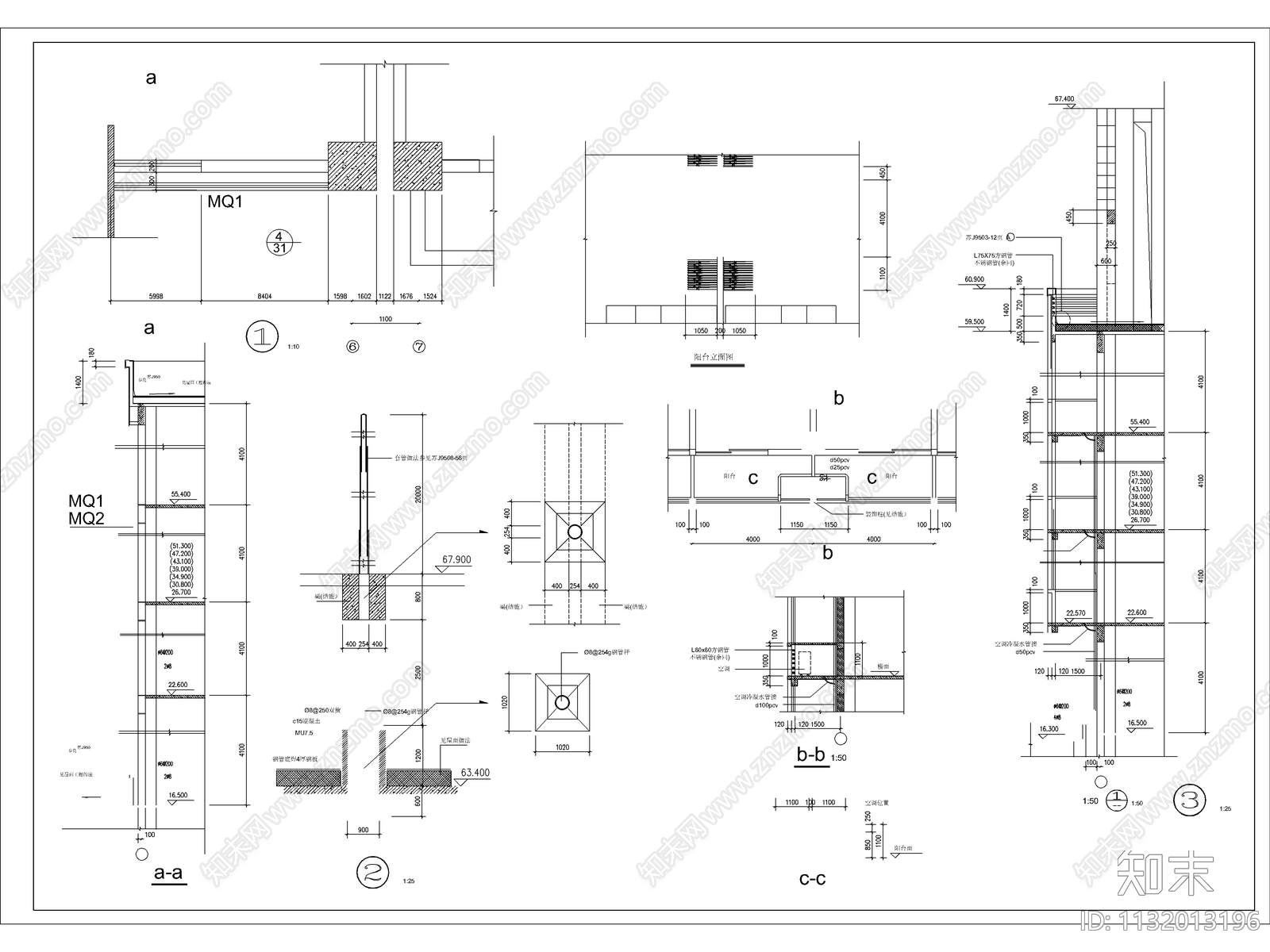 假日商业建筑cad施工图下载【ID:1132013196】